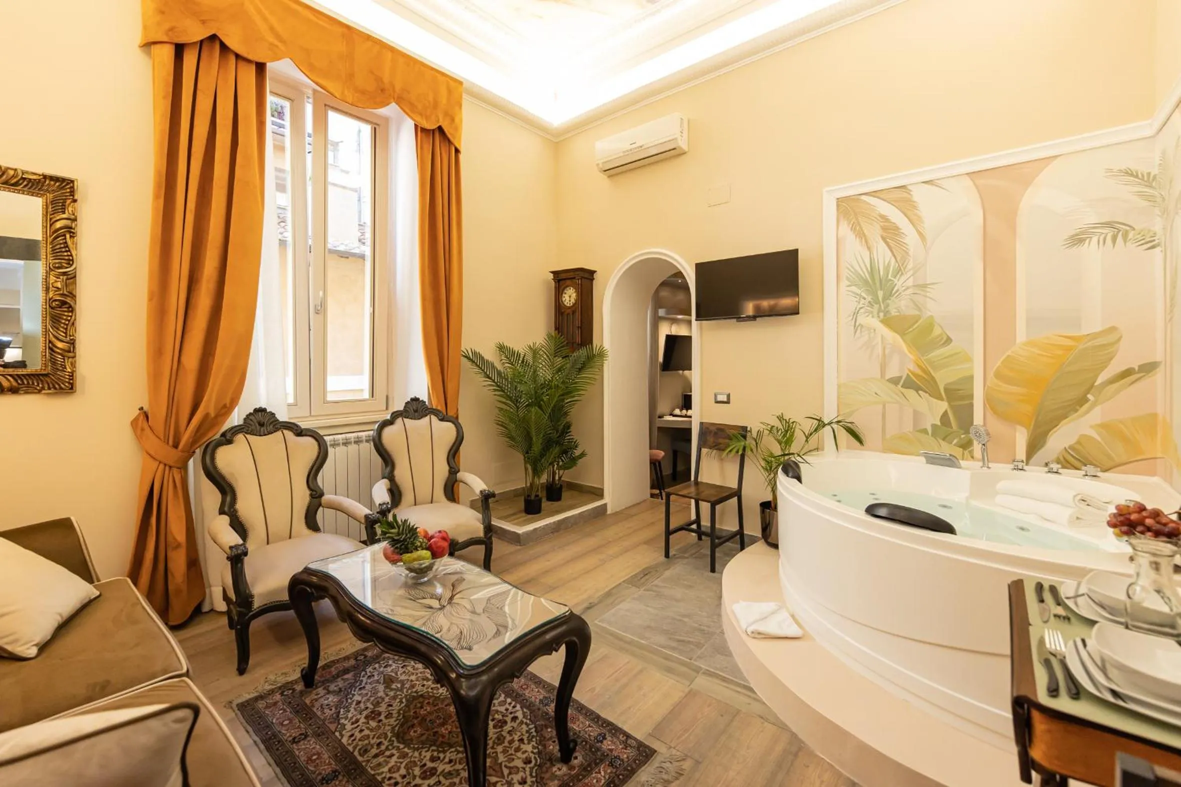 Kitchen or kitchenette in Corso Suite 107 Rooms Wellness & Spa