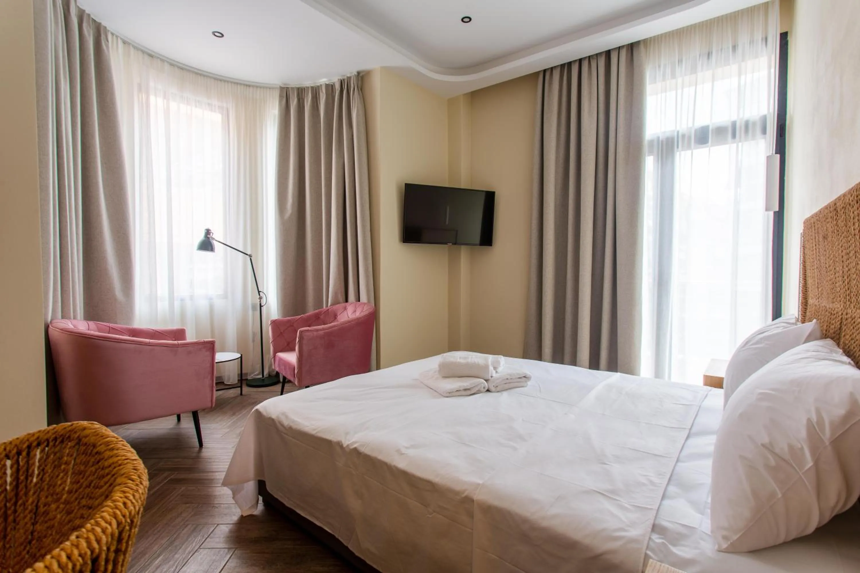 Bed in Leone Suites