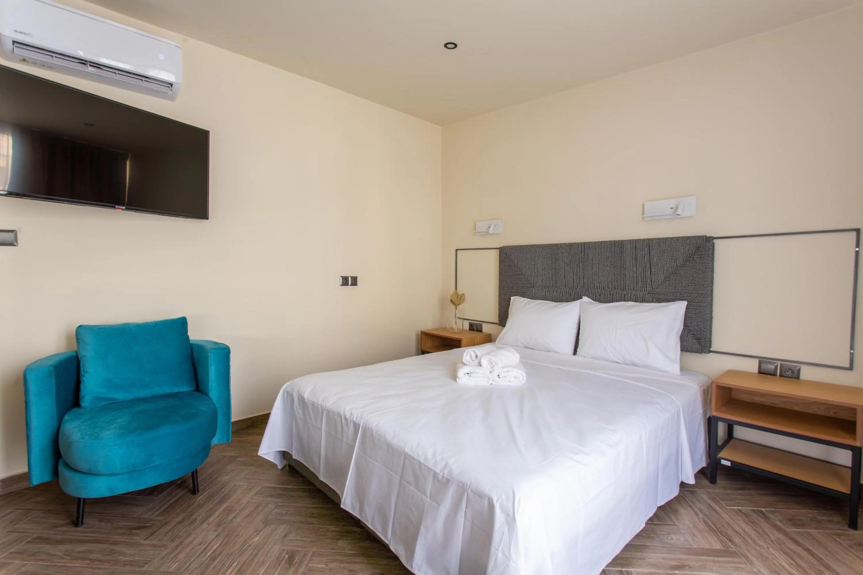 Bed in Leone Suites