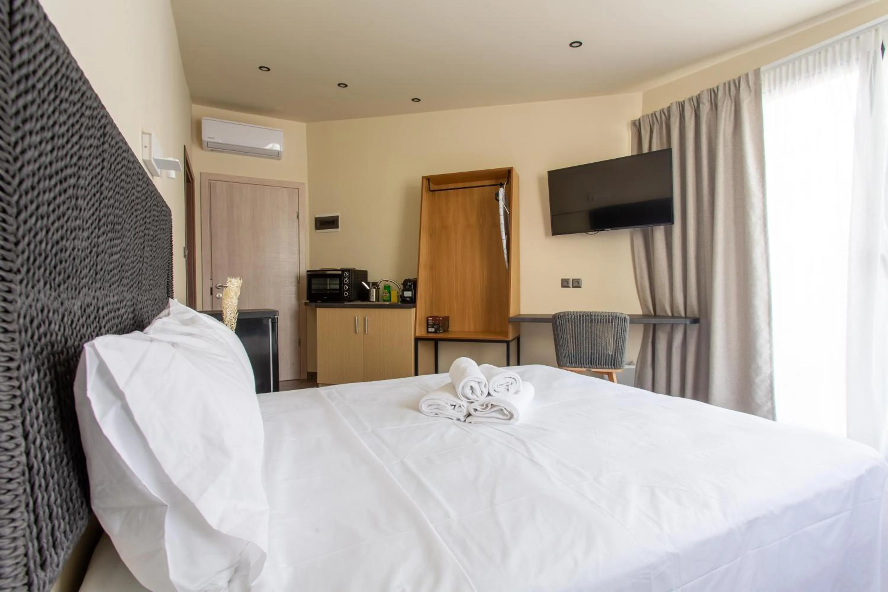 Bed in Leone Suites