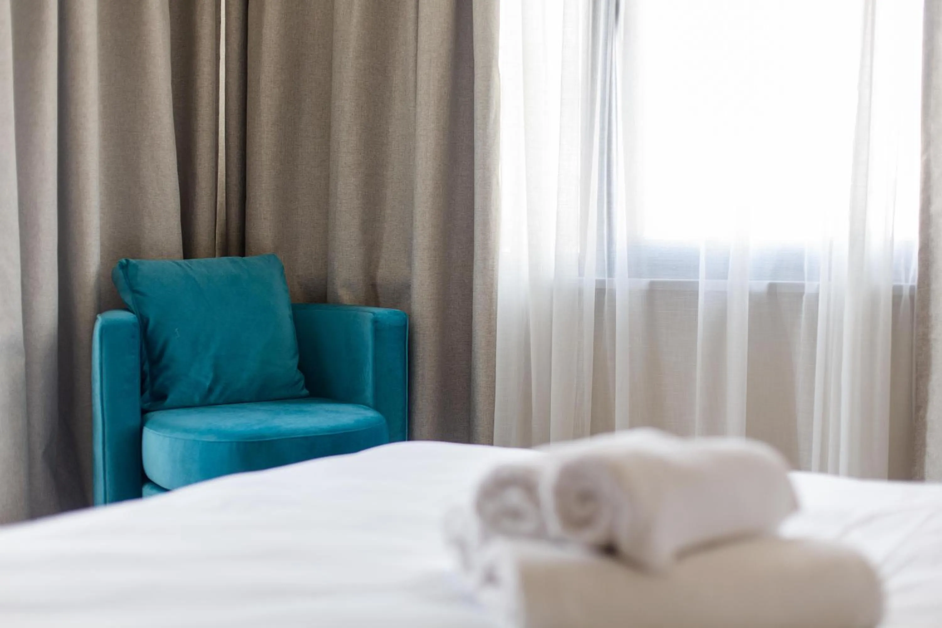 Bed in Leone Suites