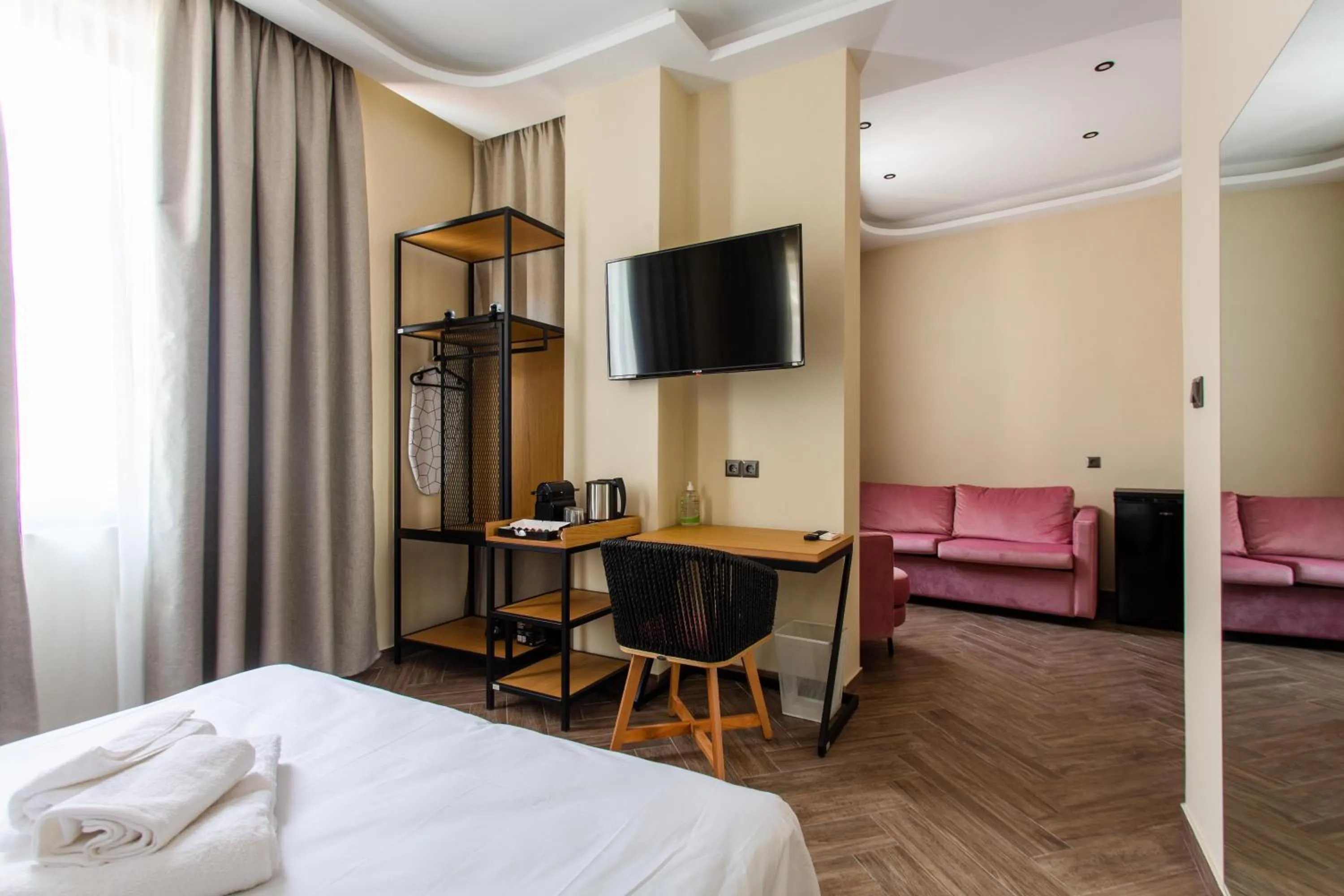 Bed in Leone Suites