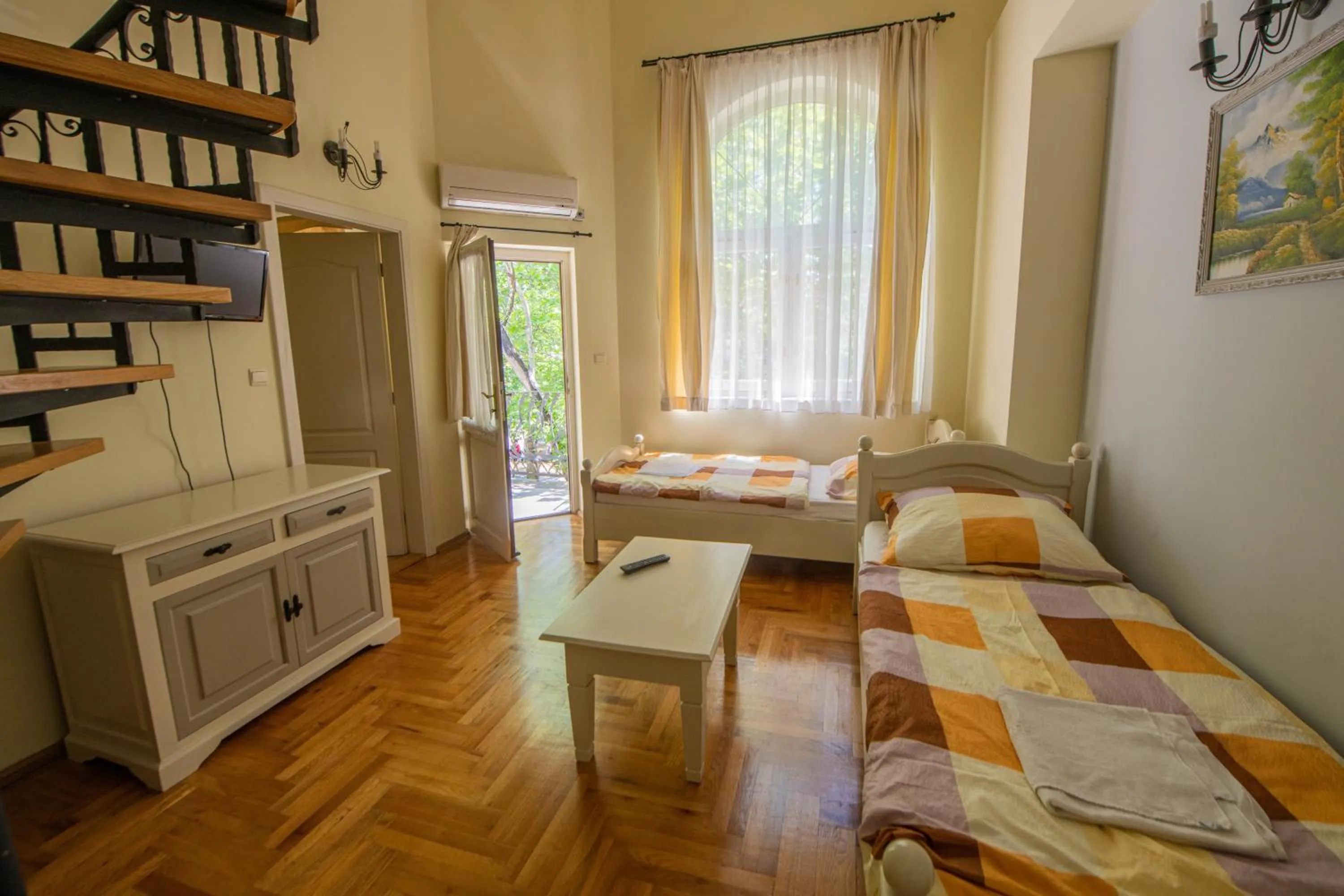 Bed in Pater Apartments and Rooms