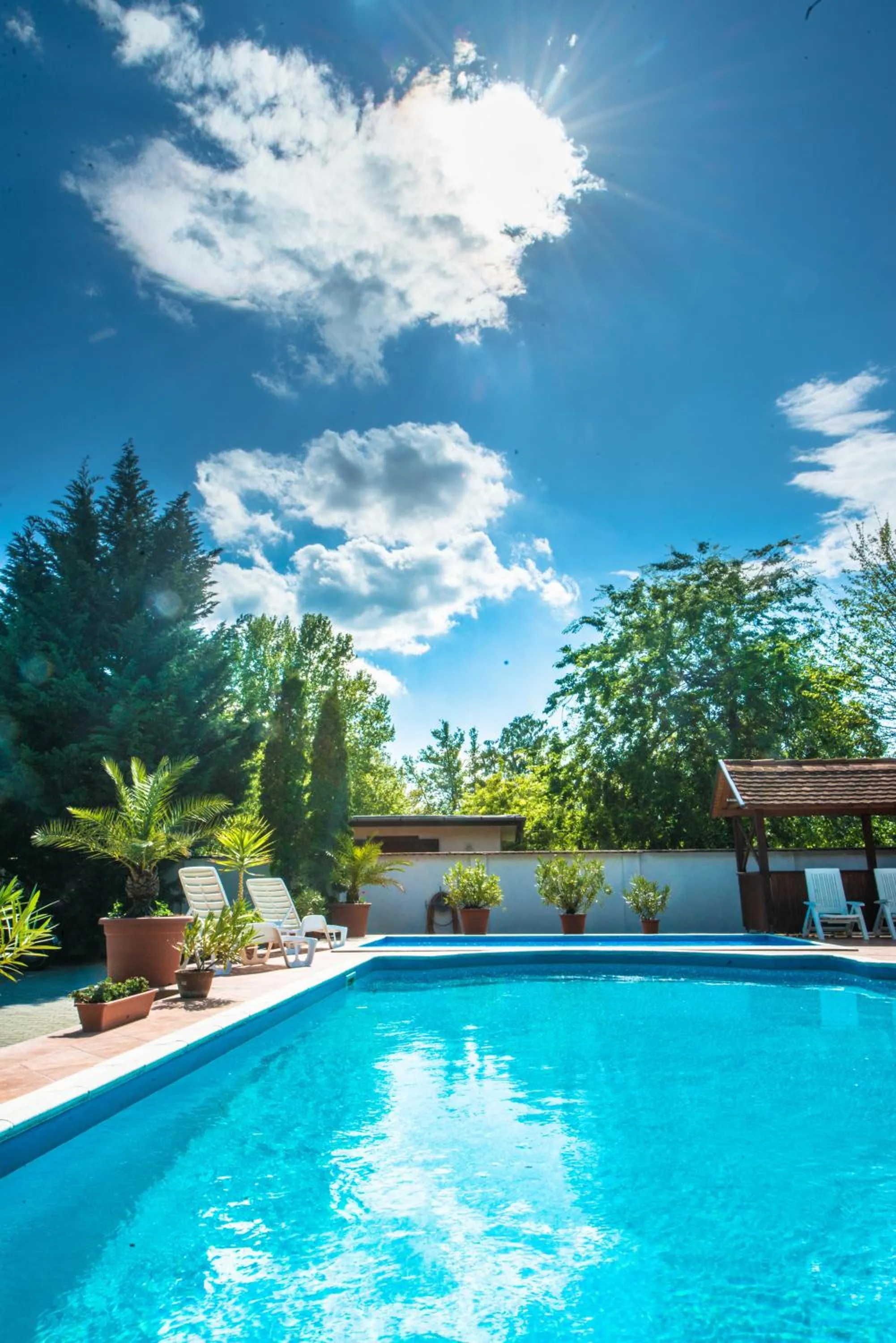 Swimming pool in Pater Apartments and Rooms
