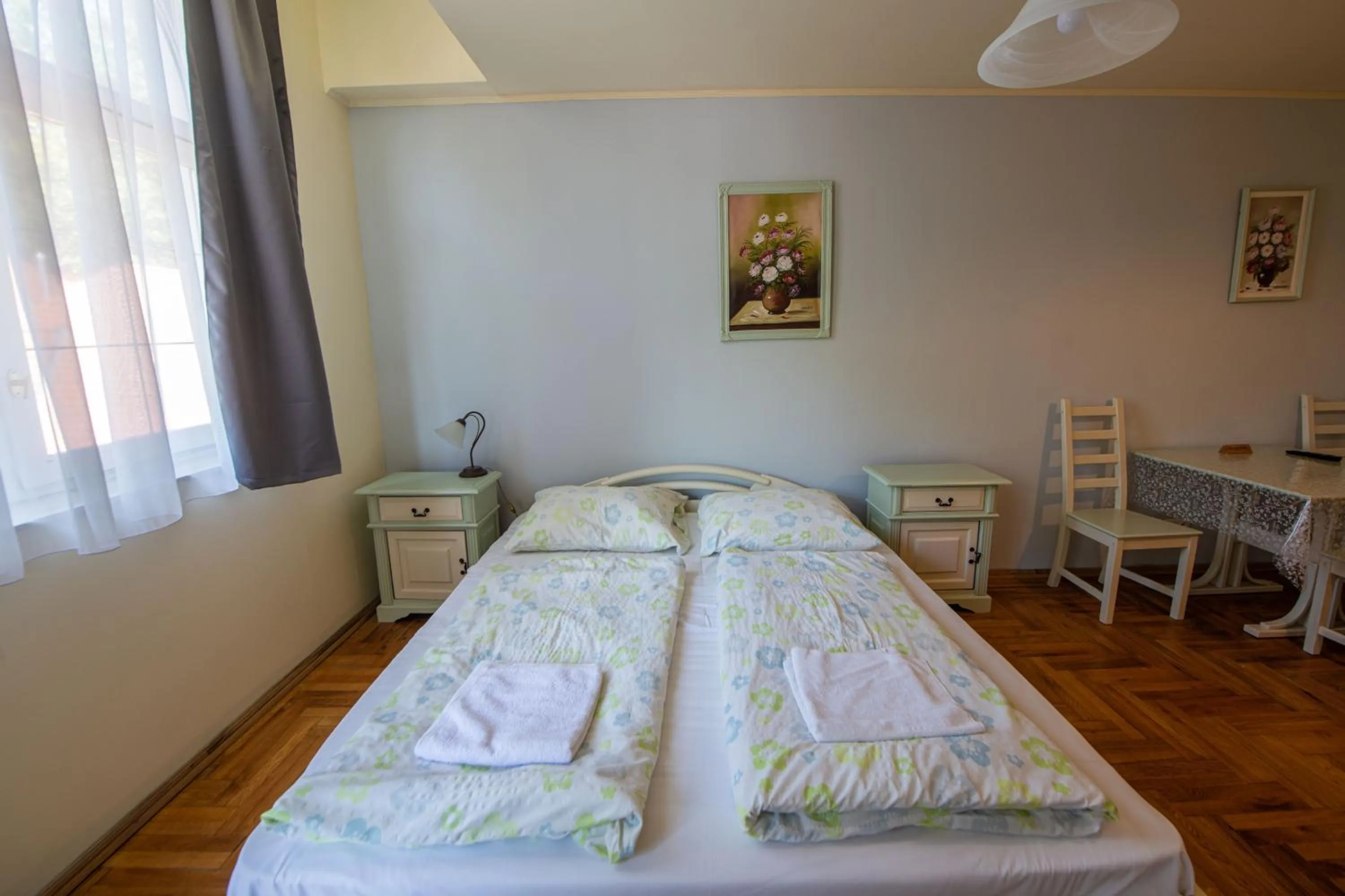 Bed in Pater Apartments and Rooms