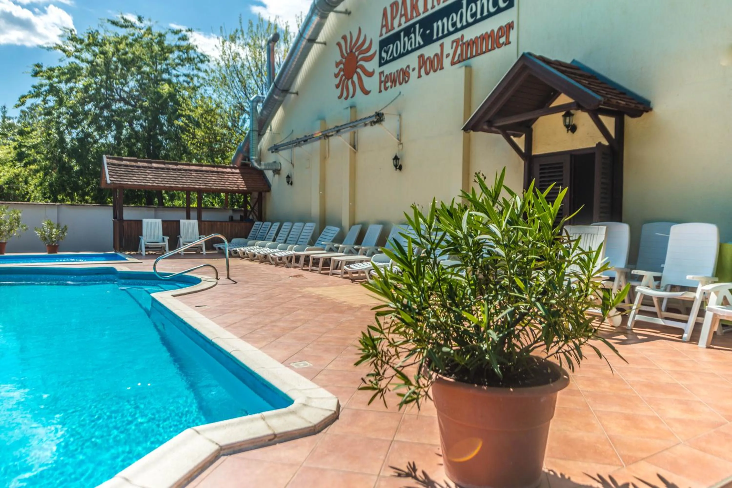 Swimming pool in Pater Apartments and Rooms