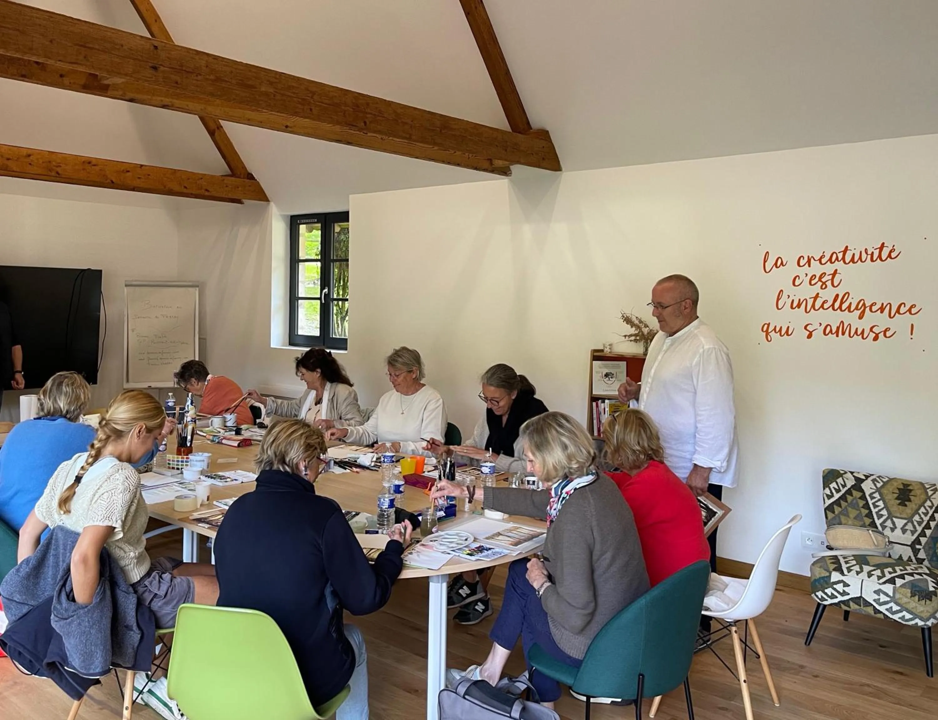Seating area in Domaine de Fresnoy