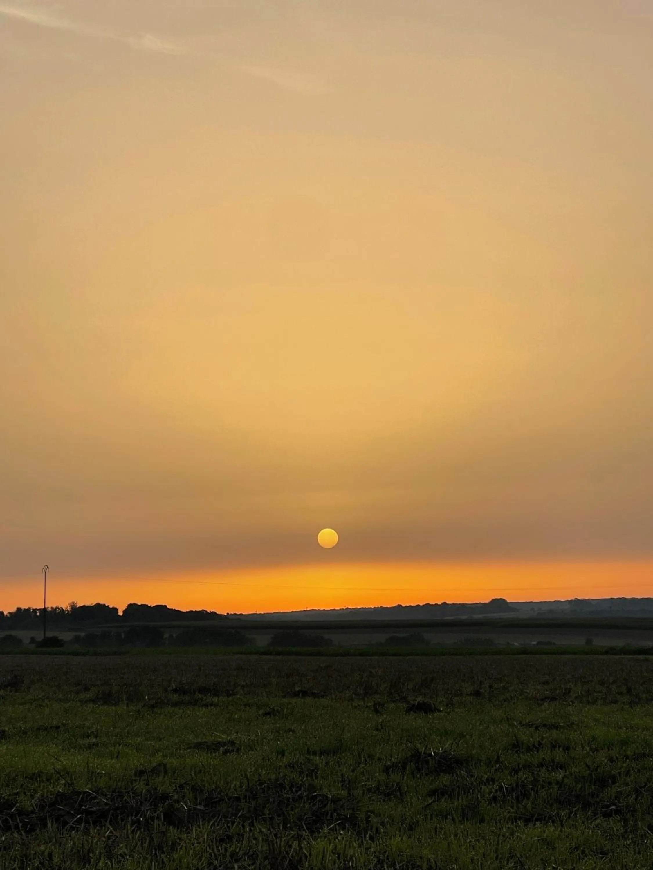 Sunrise in Domaine de Fresnoy