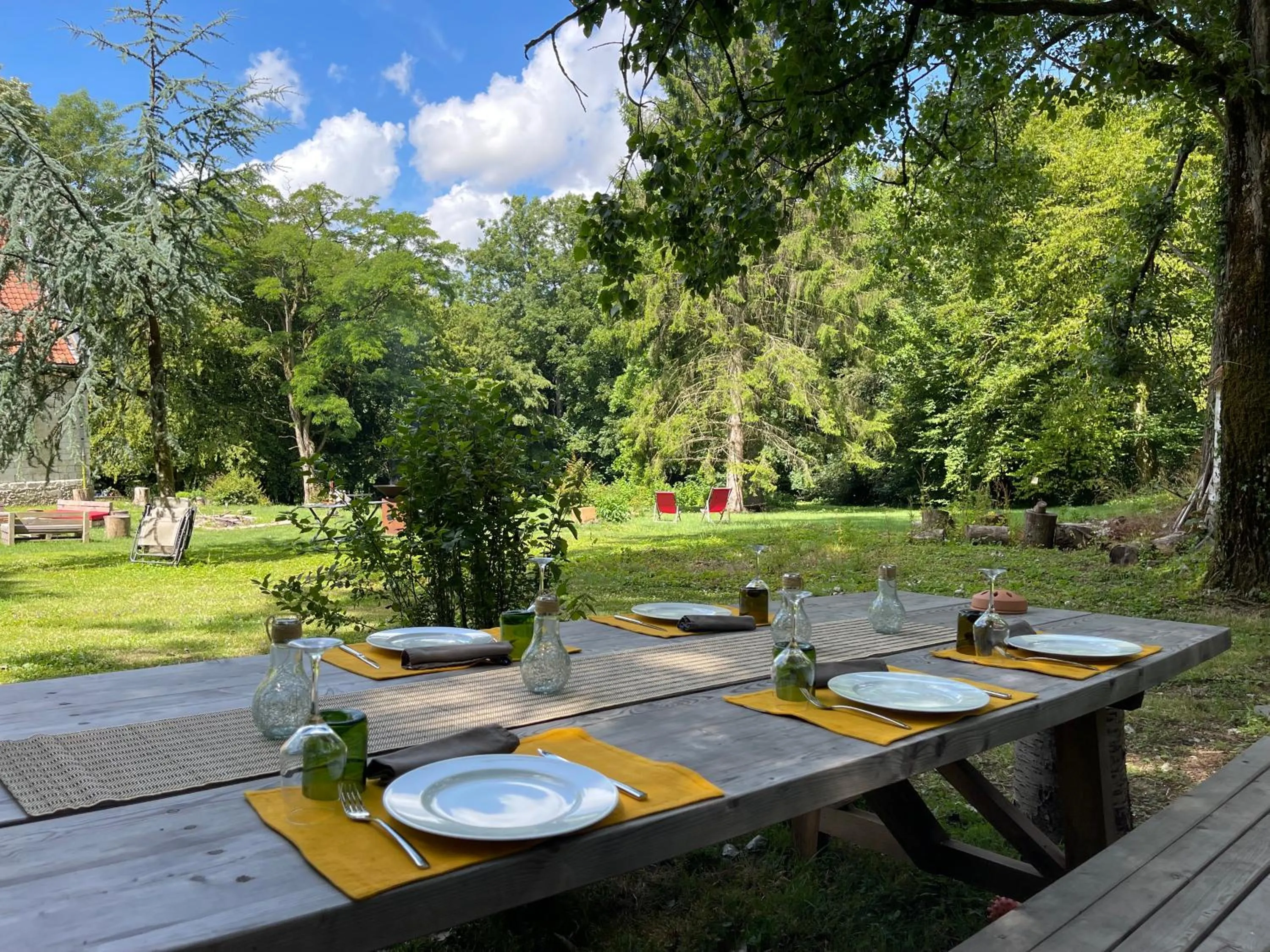 Garden in Domaine de Fresnoy