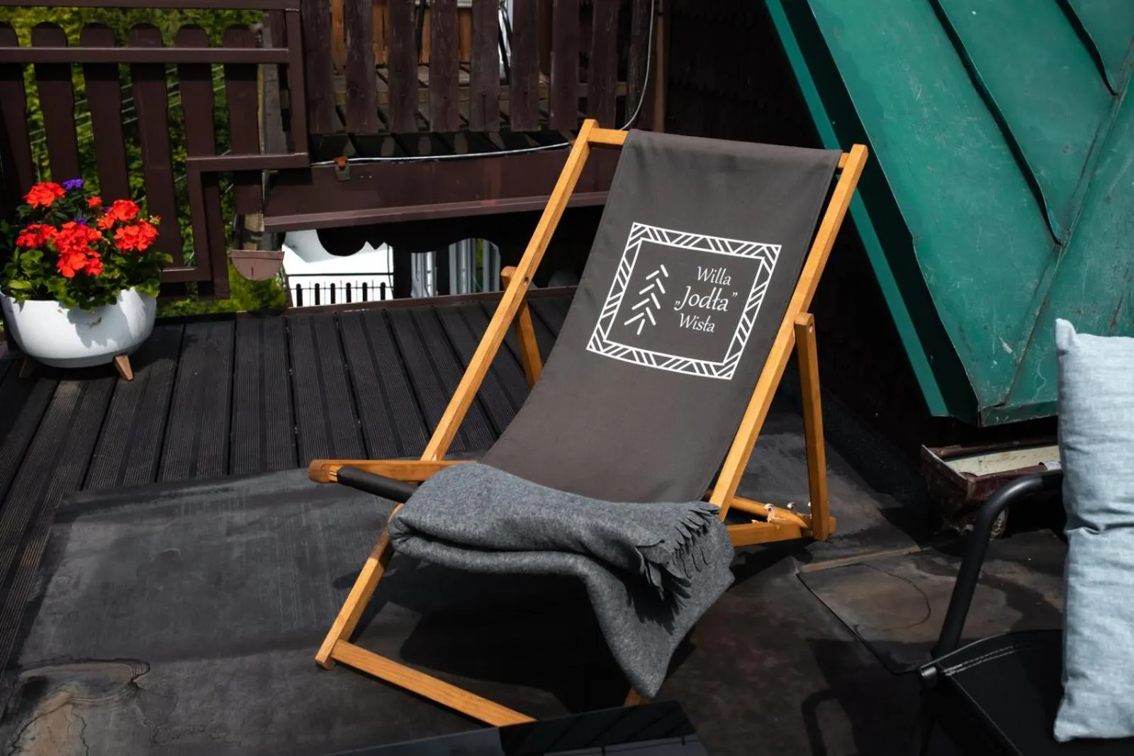 Balcony/Terrace in Willa JODŁA Wisła