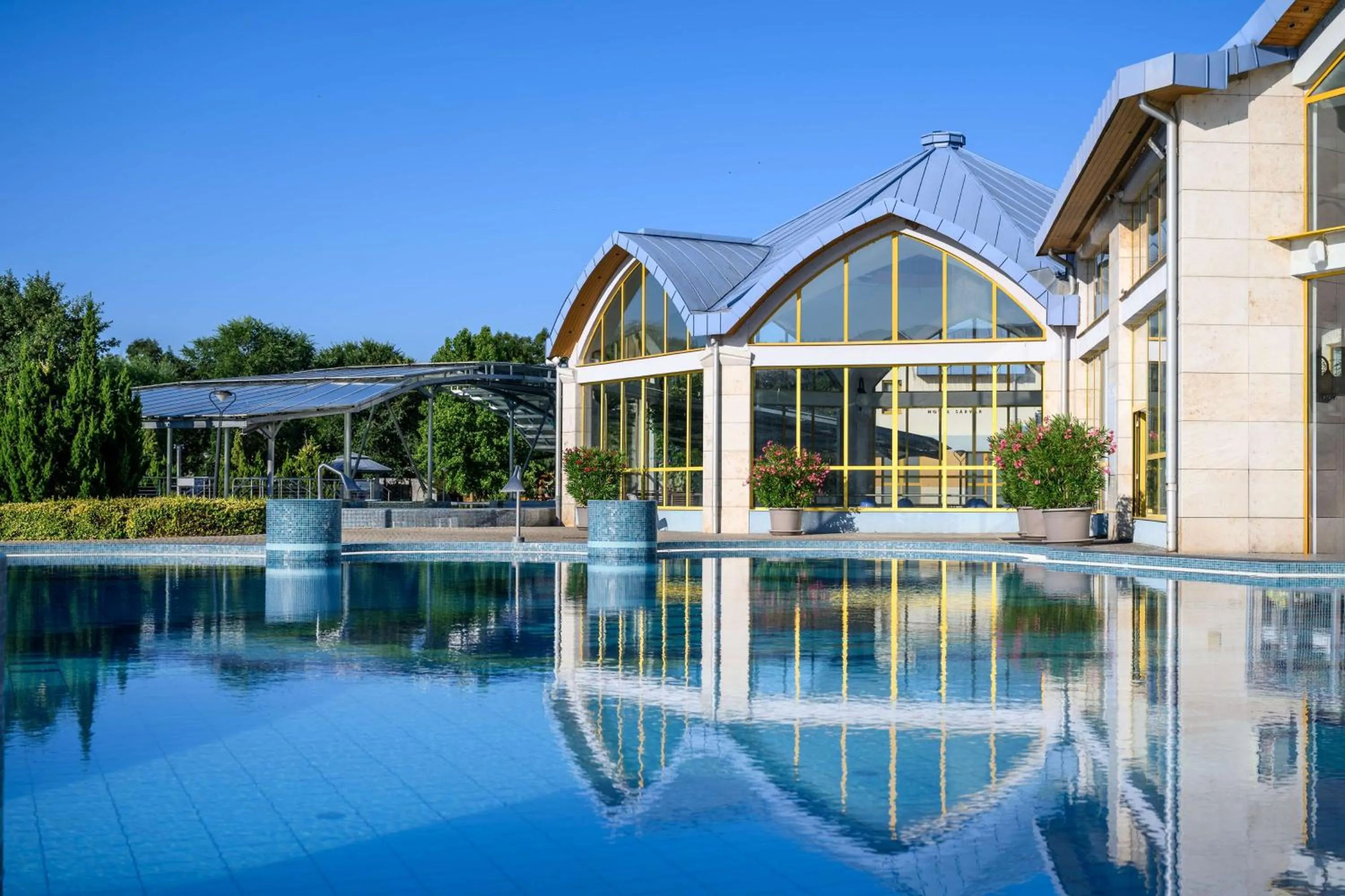 Pool view in Park Inn by Radisson Sarvar Resort & Spa - All Inclusive