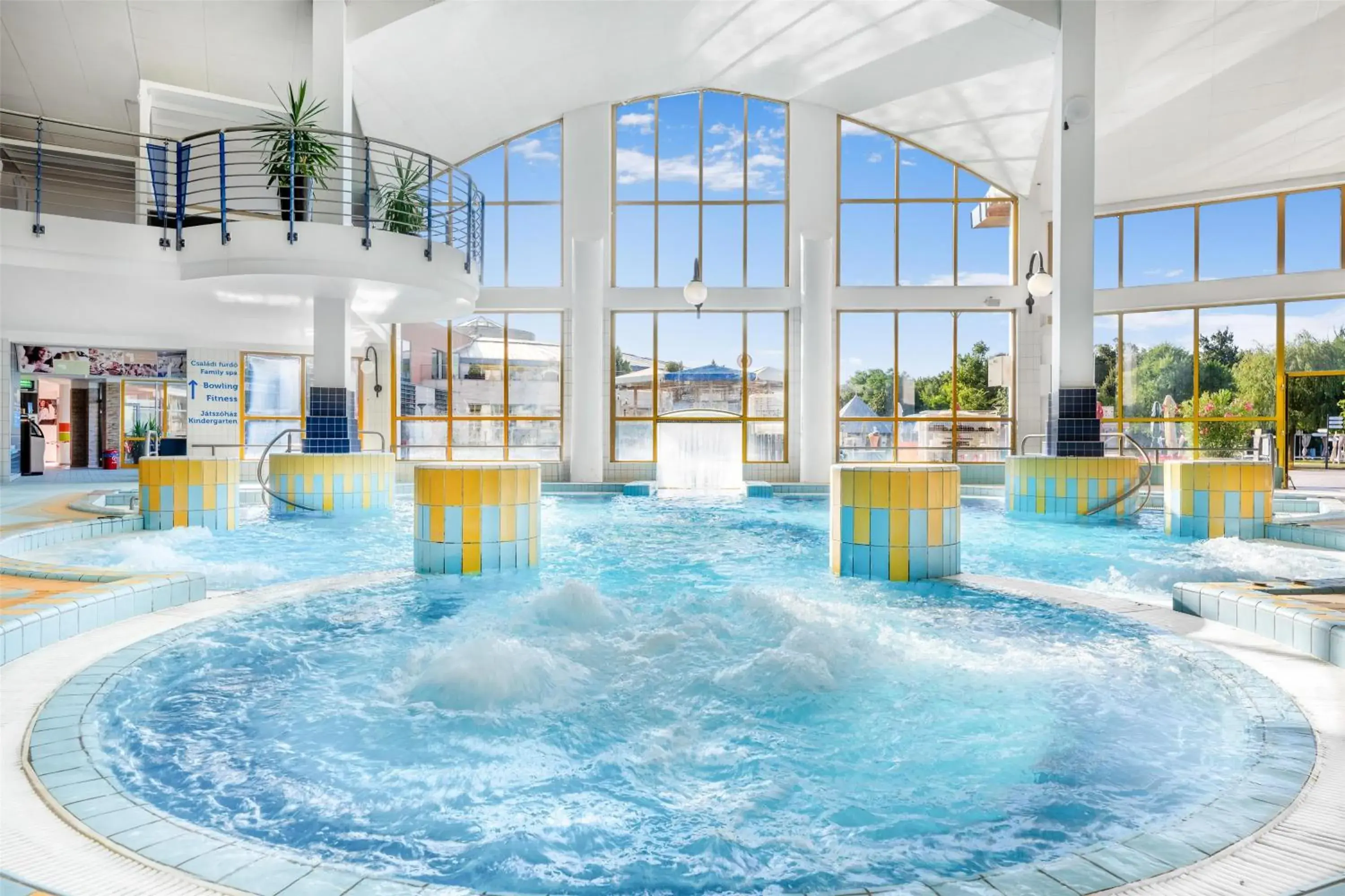 Pool view in Park Inn by Radisson Sarvar Resort & Spa - All Inclusive Pool view in Park Inn by Radisson Sarvar Resort & Spa - All Inclusive