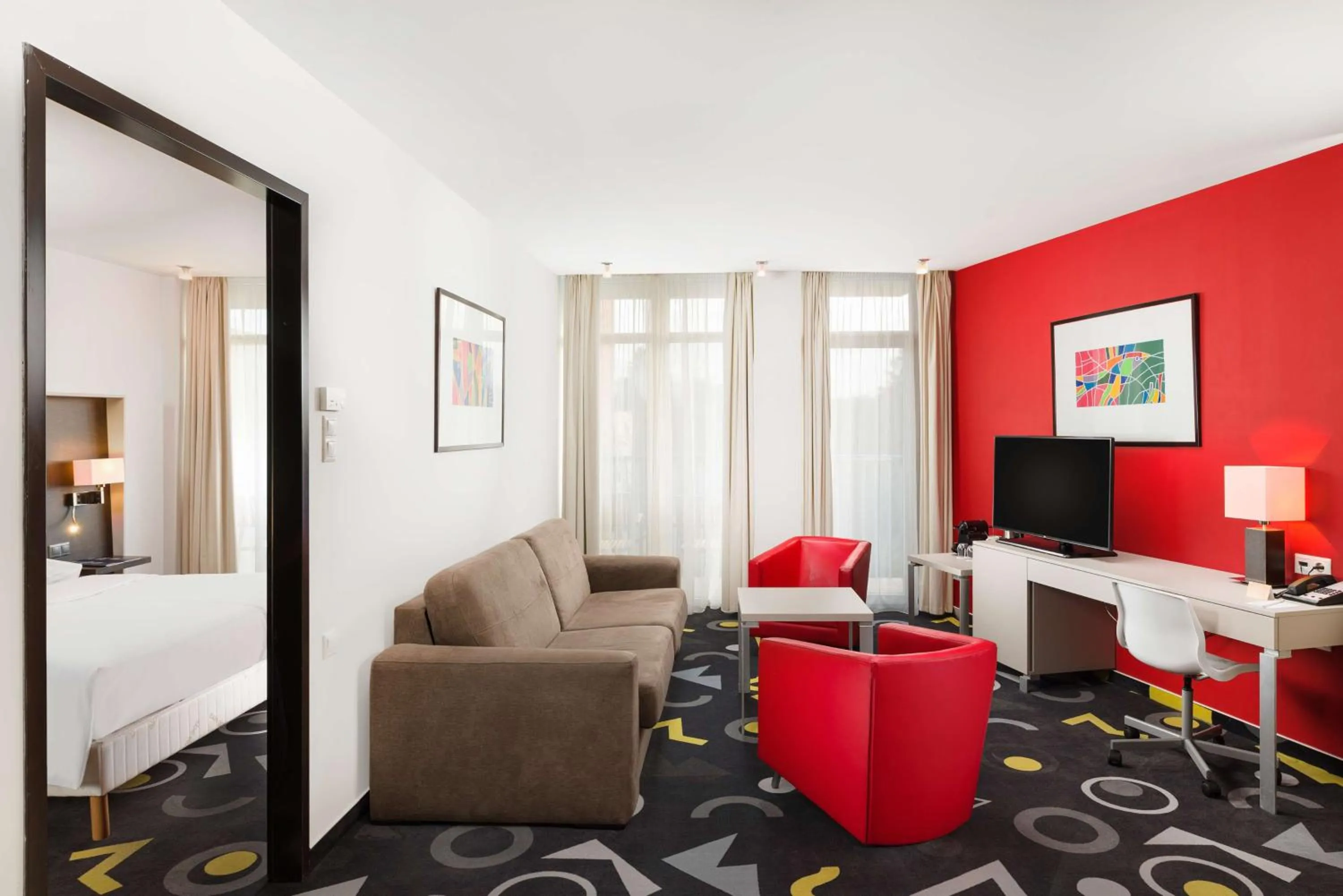 Photo of the whole room, Bed in Park Inn by Radisson Sarvar Resort & Spa - All Inclusive