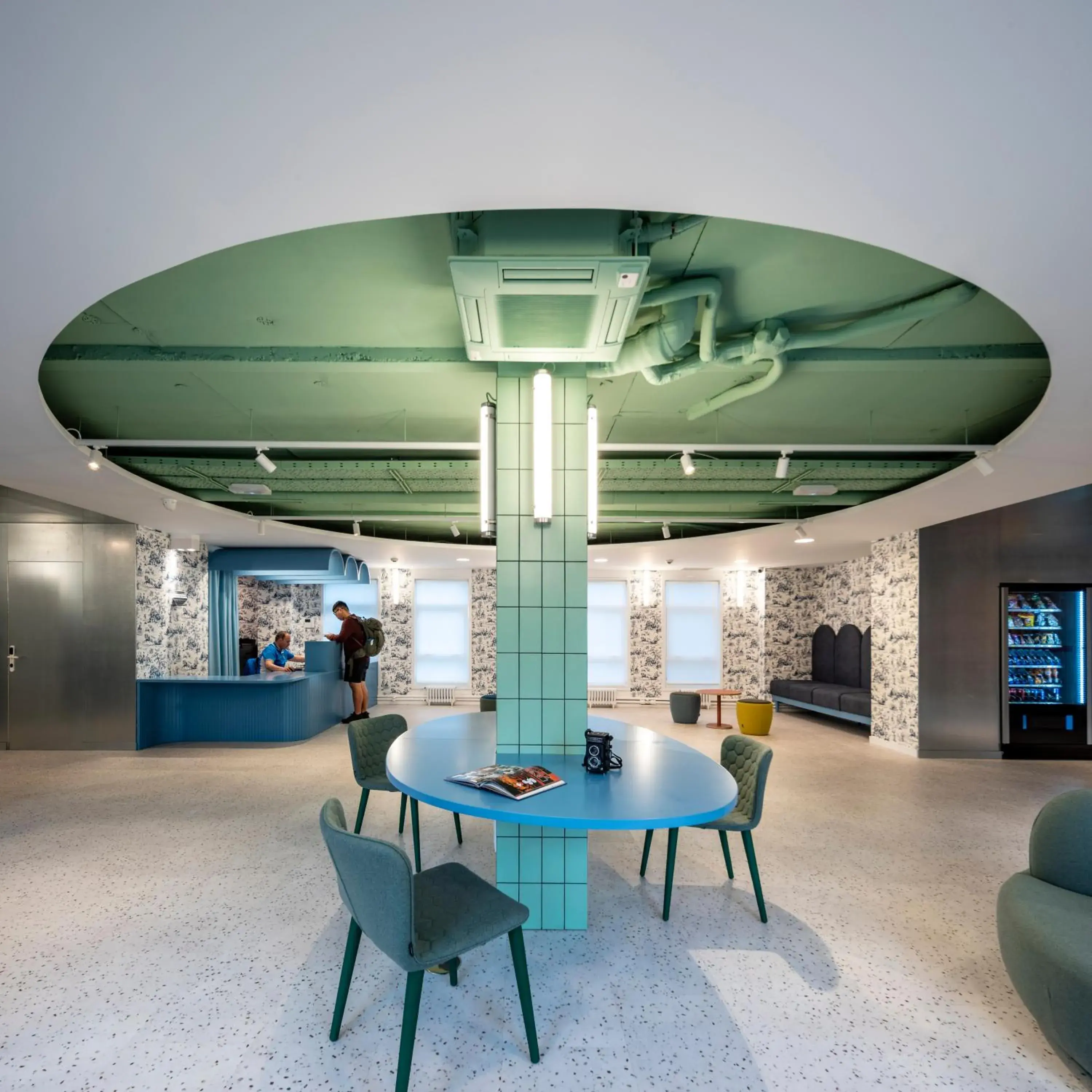 Lobby or reception in Loop INN Hostel Santiago de Compostela Lobby or reception in Loop INN Hostel Santiago de Compostela