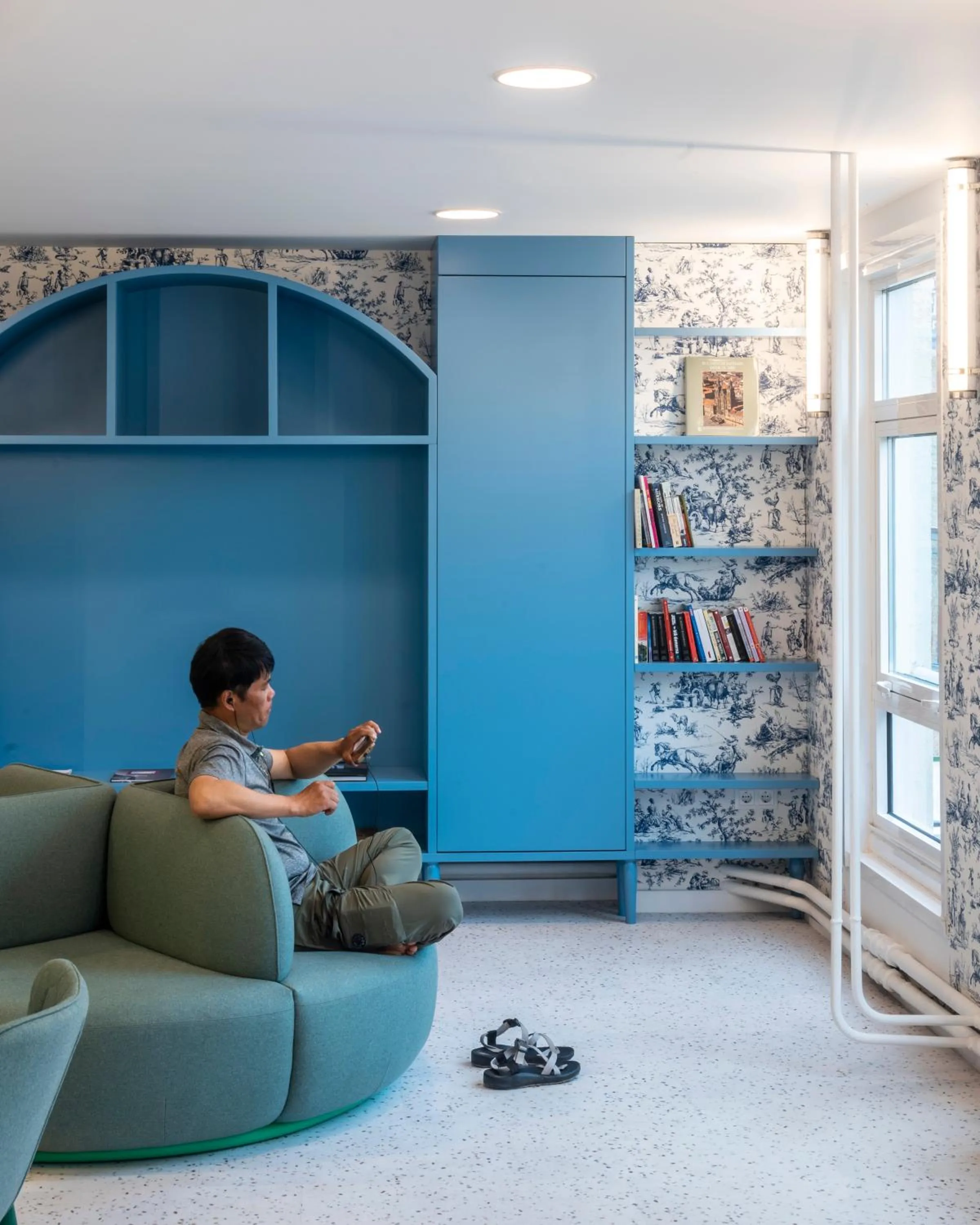 Lobby or reception in Loop INN Hostel Santiago de Compostela