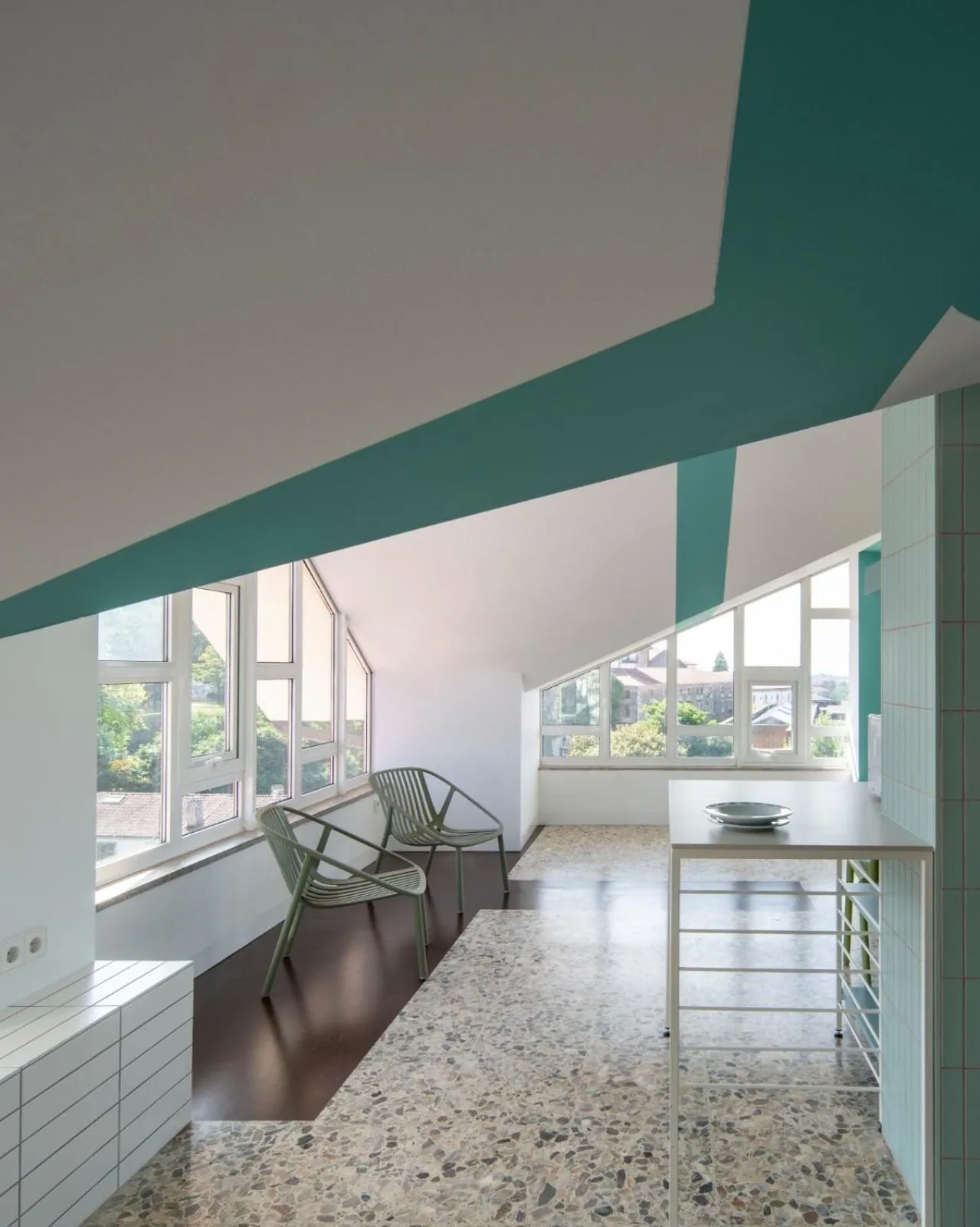 Seating area in Loop INN Hostel Santiago de Compostela