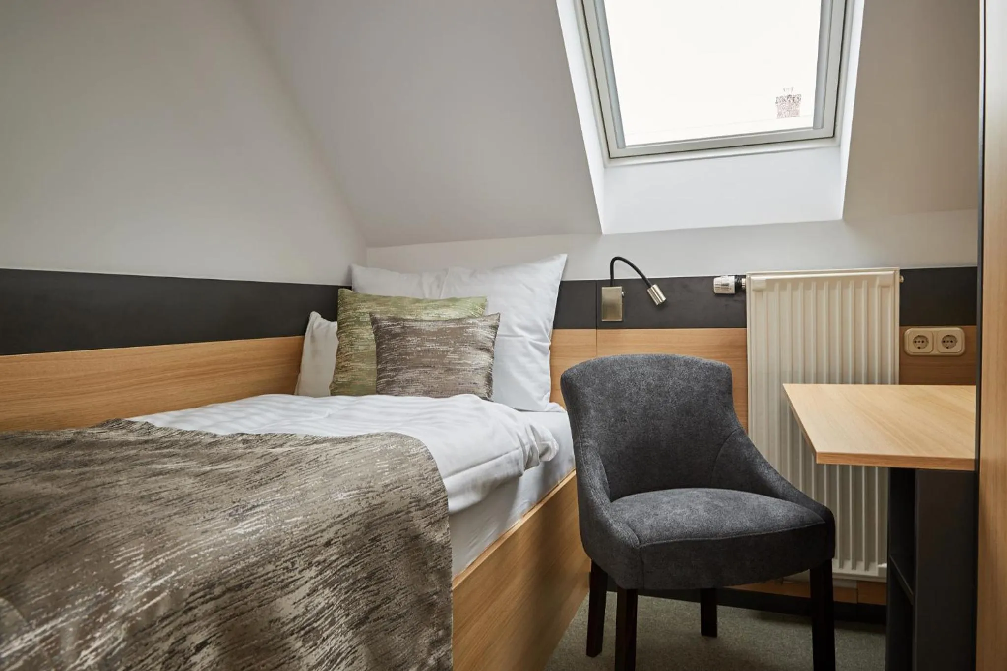 Bed in Gold House Pension