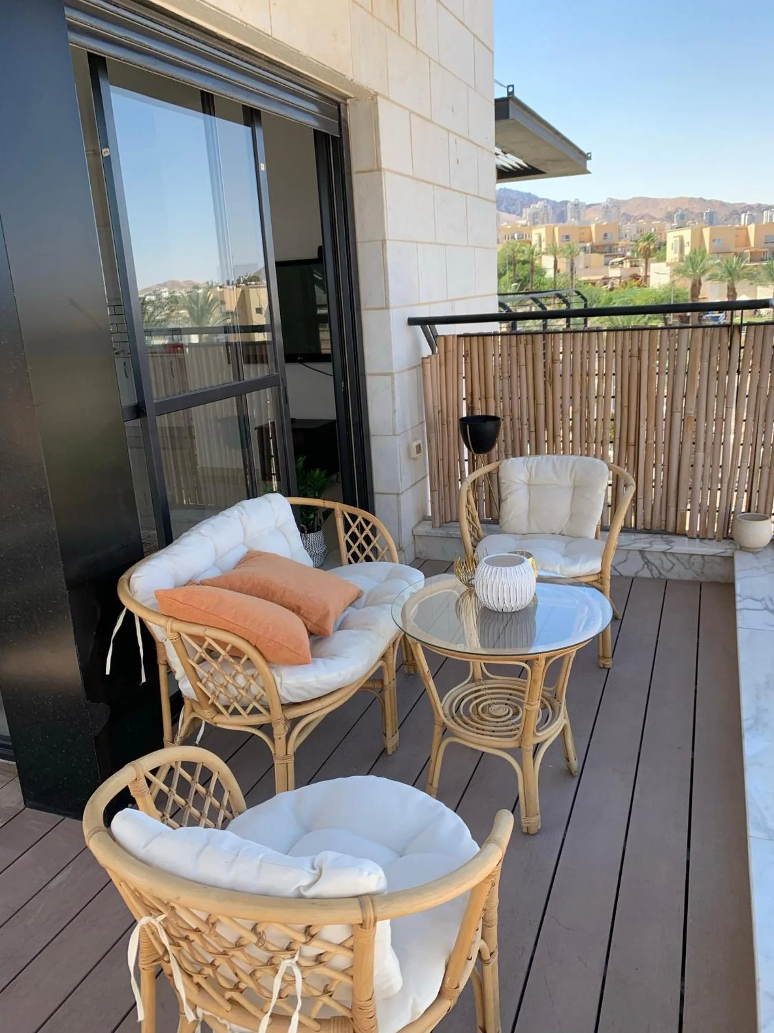 Balcony/Terrace in Sea view penthouse Private rooftop jacuzzi
