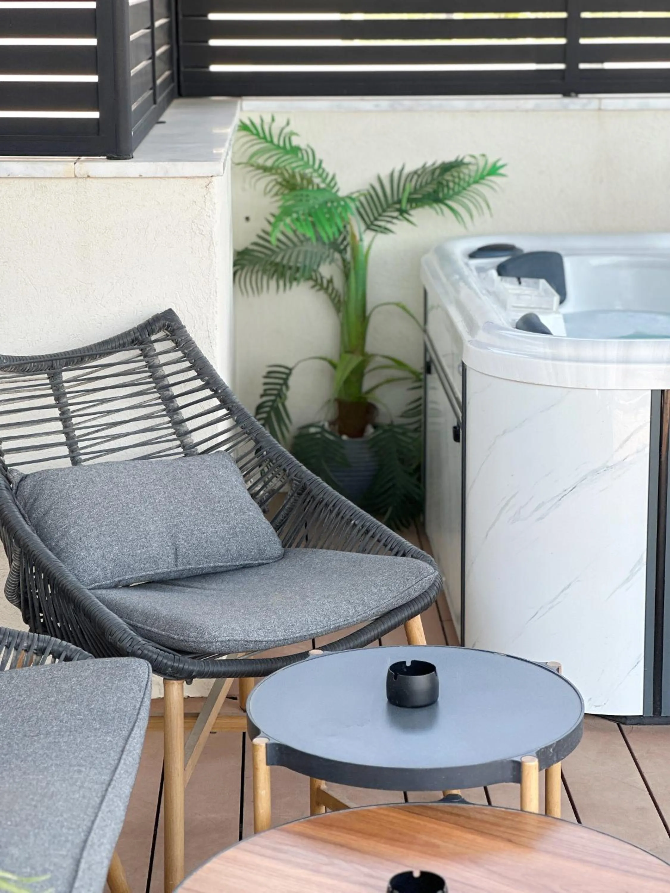 Natural landscape in Sea view penthouse Private rooftop jacuzzi
