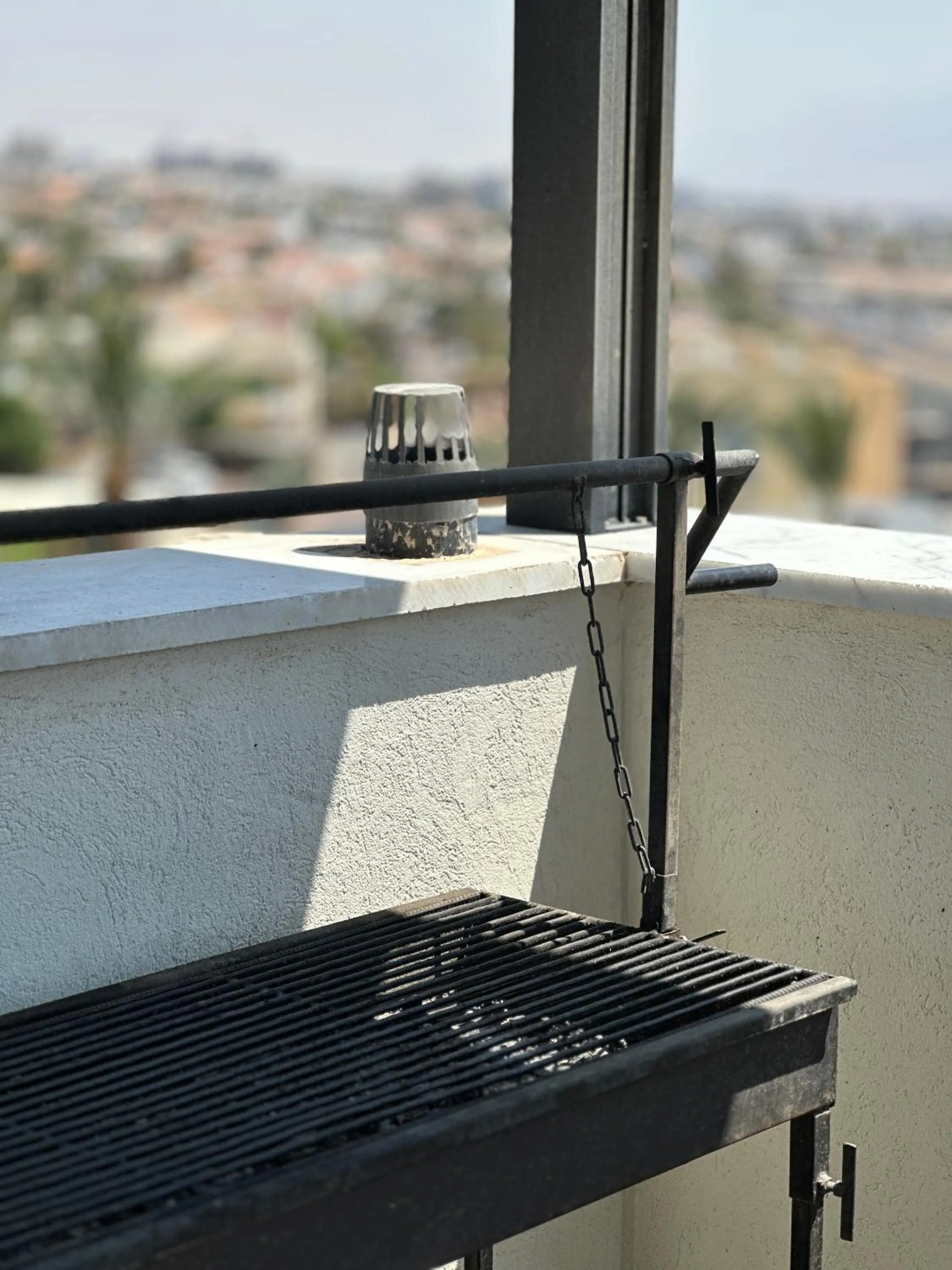 BBQ facilities in Sea view penthouse Private rooftop jacuzzi
