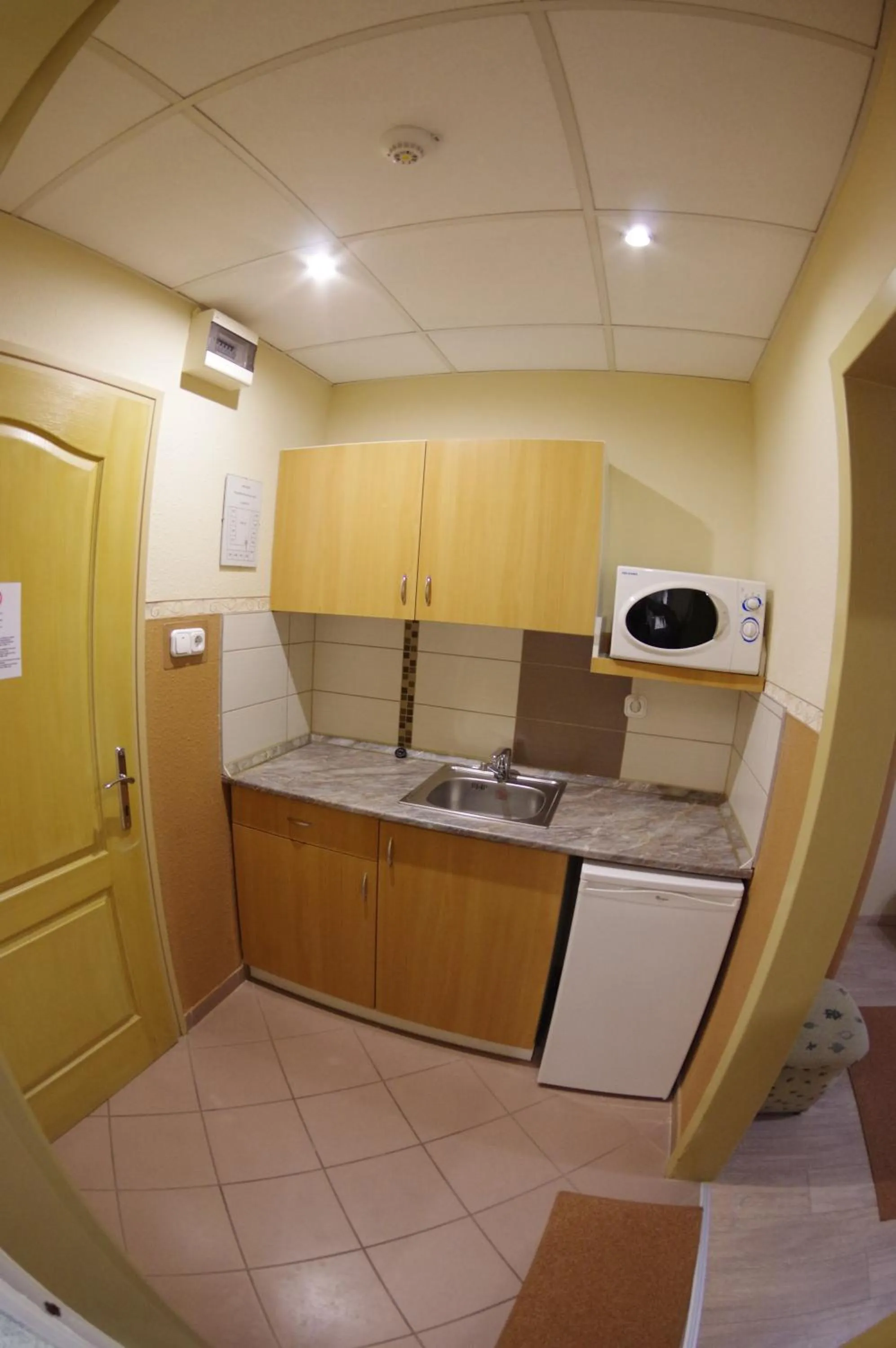 Kitchen or kitchenette in Hotel Vadászkürt Superior