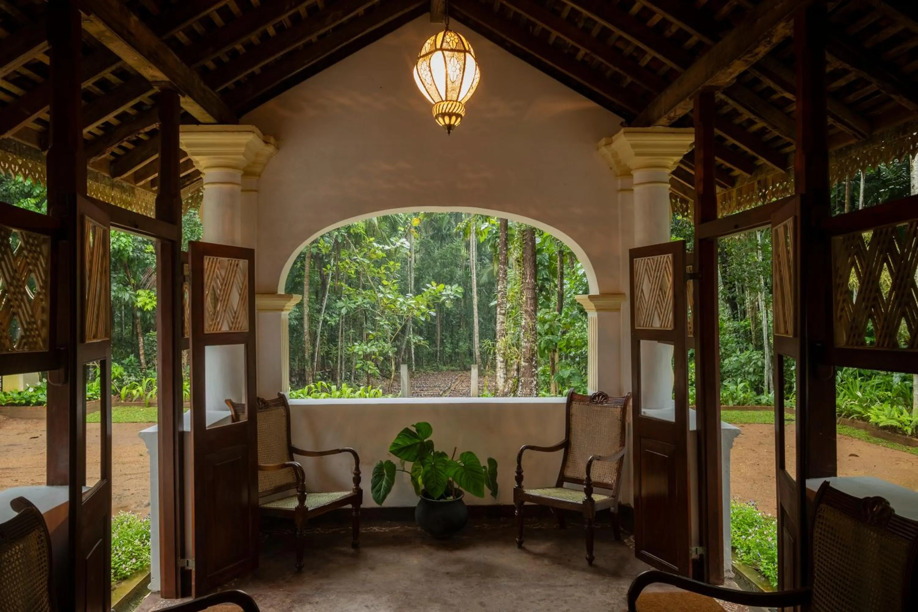 Patio in Gileemale Walawwa & Estate