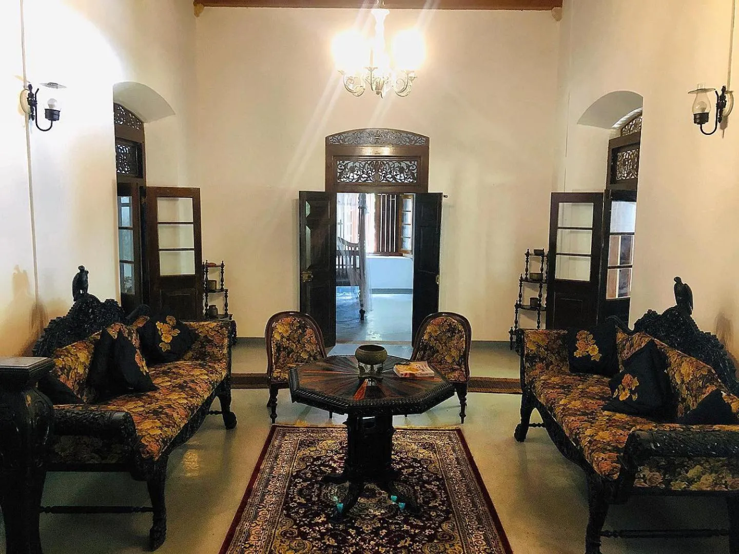 Living room in Gileemale Walawwa & Estate