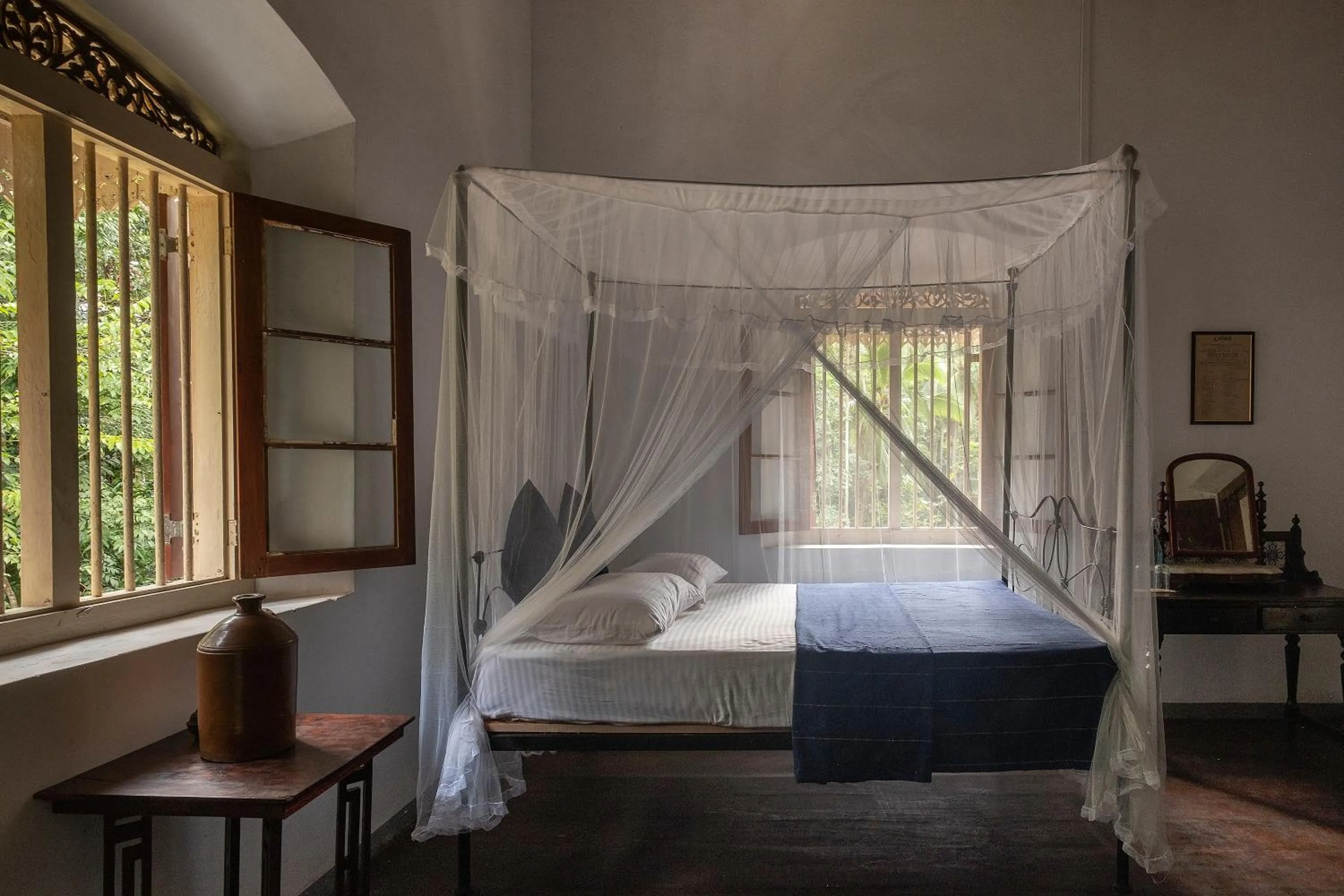 Bed in Gileemale Walawwa & Estate