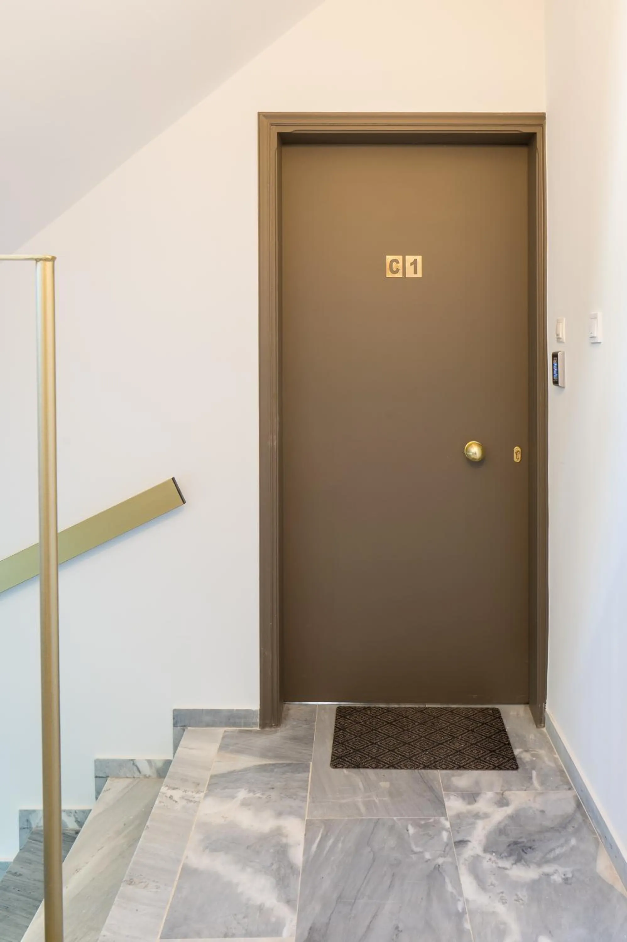 Facade/entrance in CHROMA Lodge Rafina