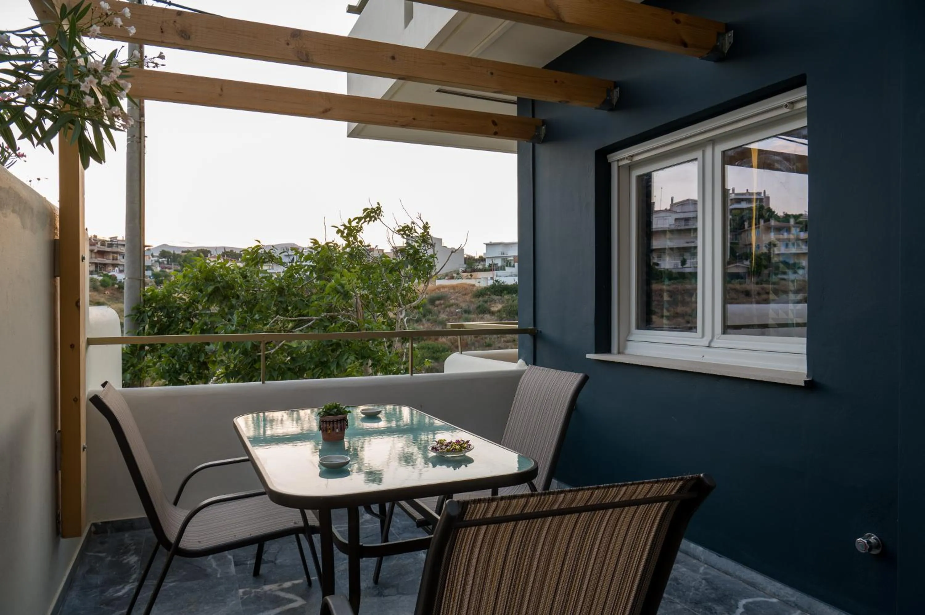 Balcony/Terrace in CHROMA Lodge Rafina