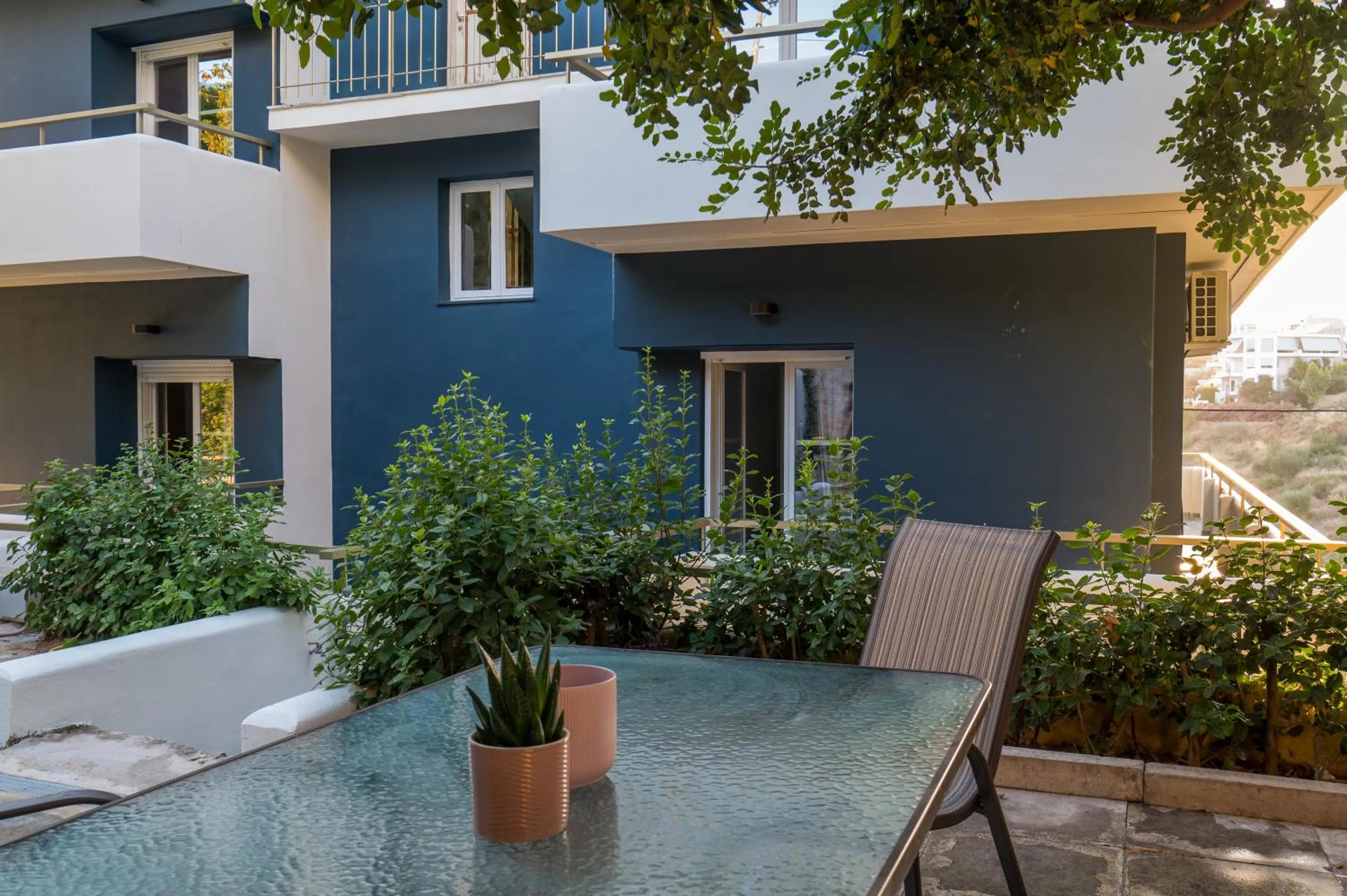 Balcony/Terrace in CHROMA Lodge Rafina
