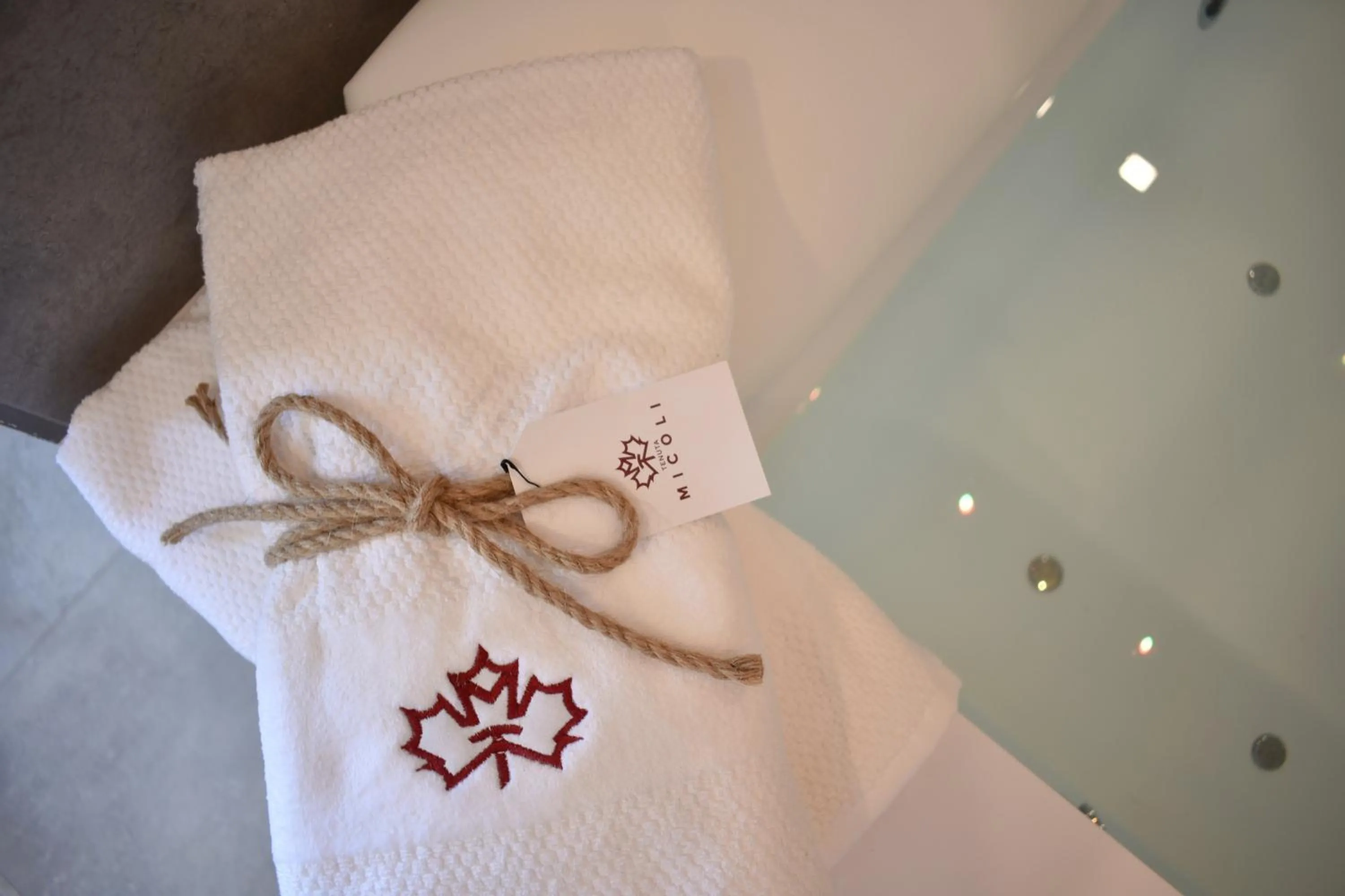 Bathroom in Tenuta Micoli