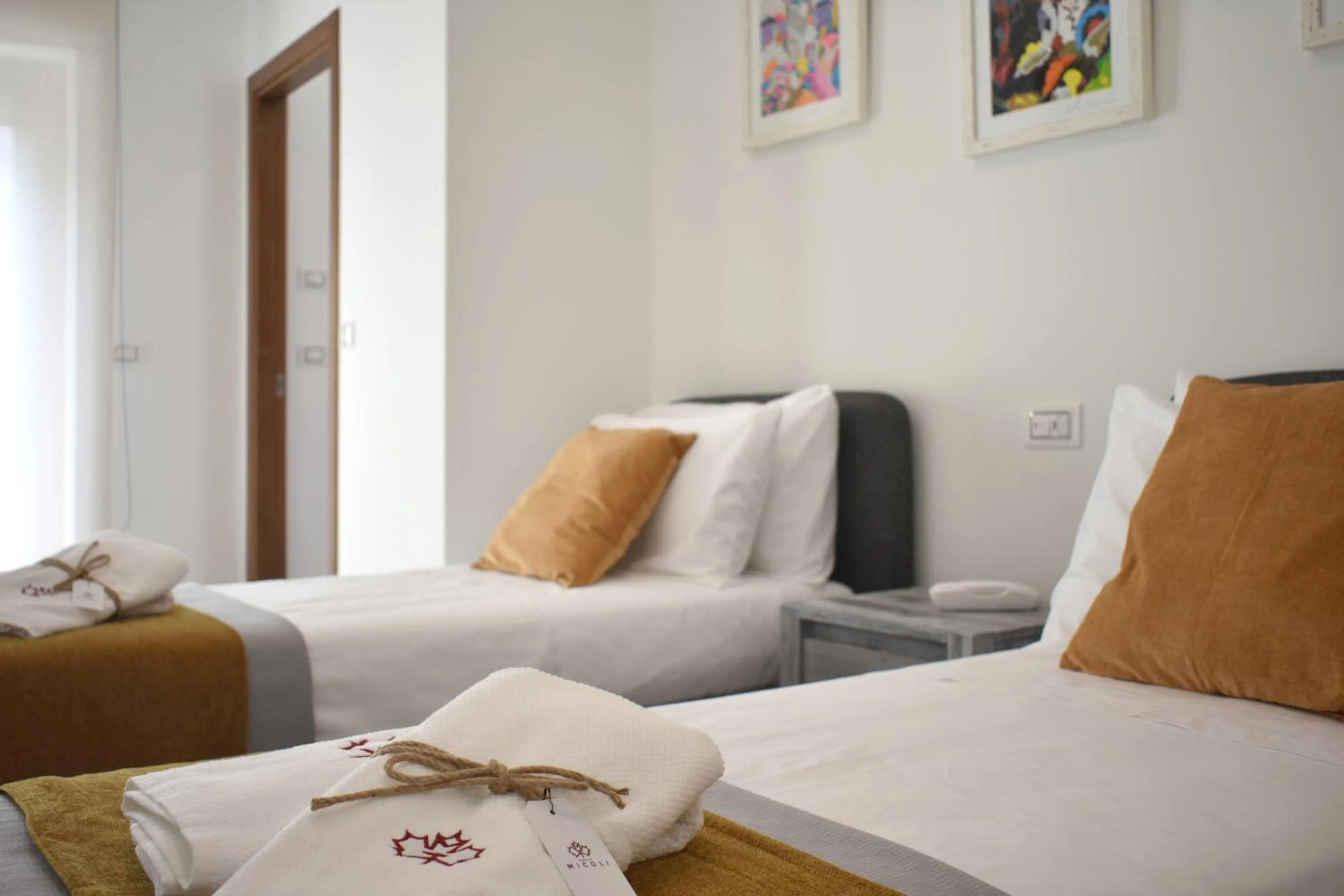 Photo of the whole room, Bed in Tenuta Micoli