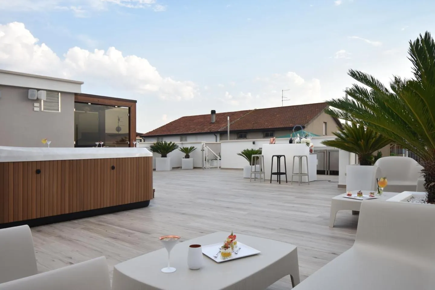 Hot Tub in Tenuta Micoli