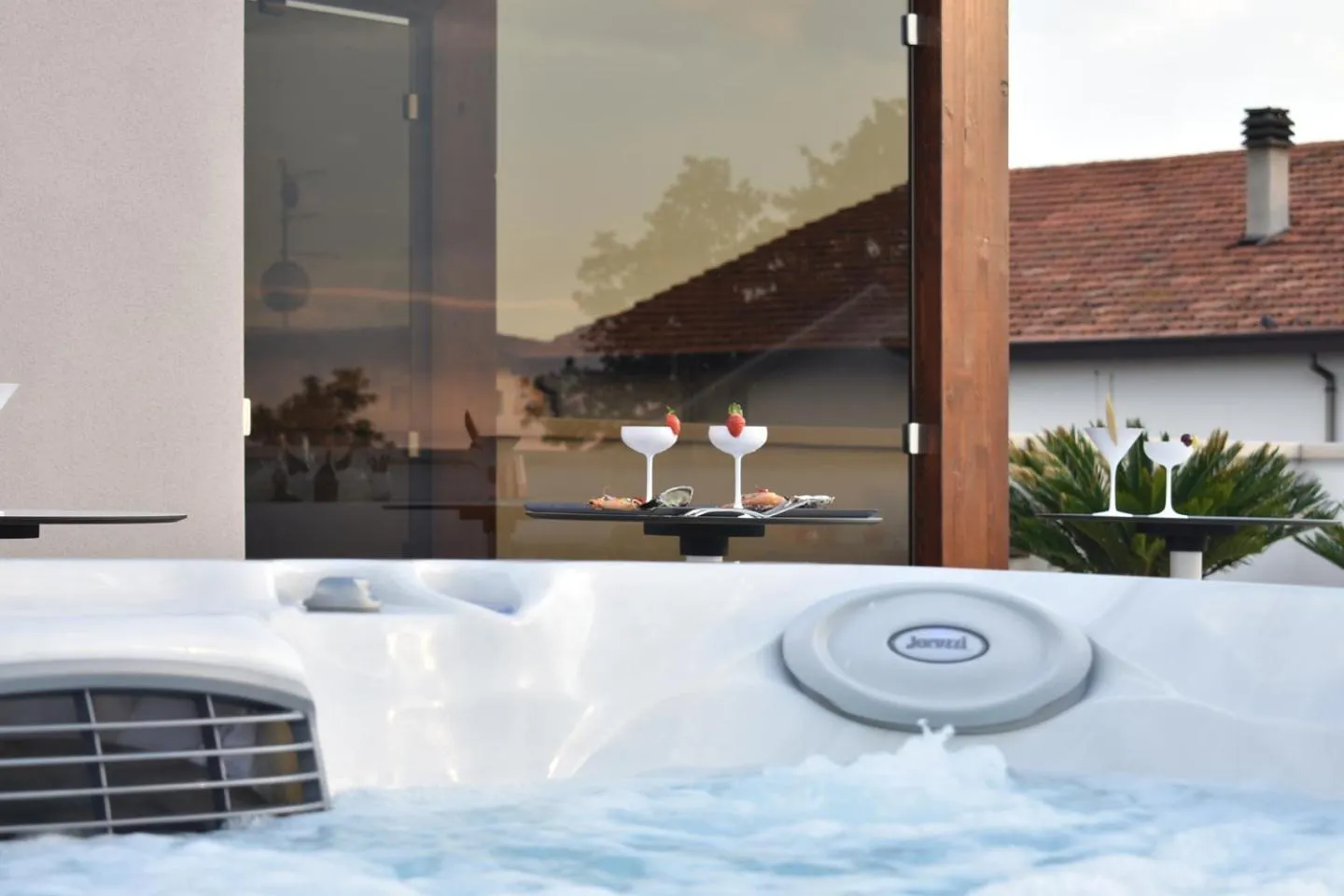 Hot Tub in Tenuta Micoli