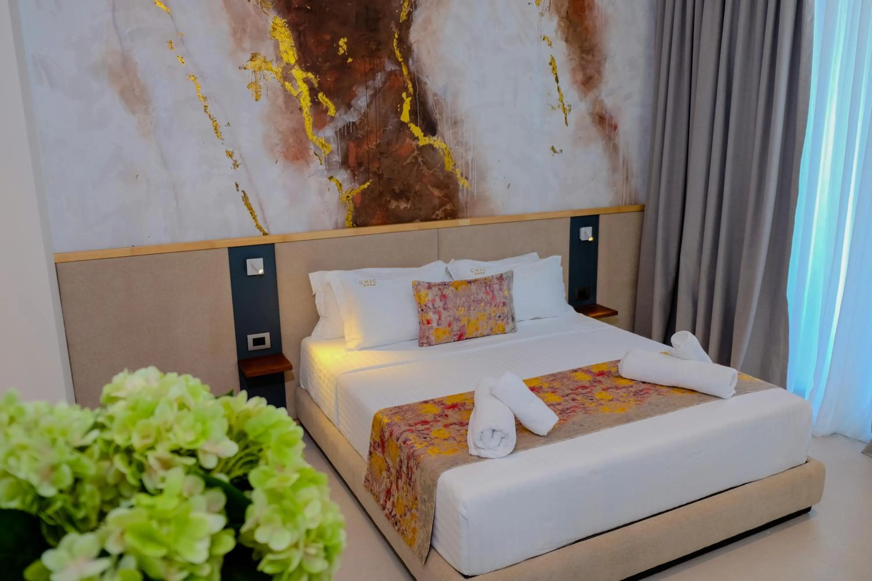 Bed in Chic Boutique Hotel Vlore