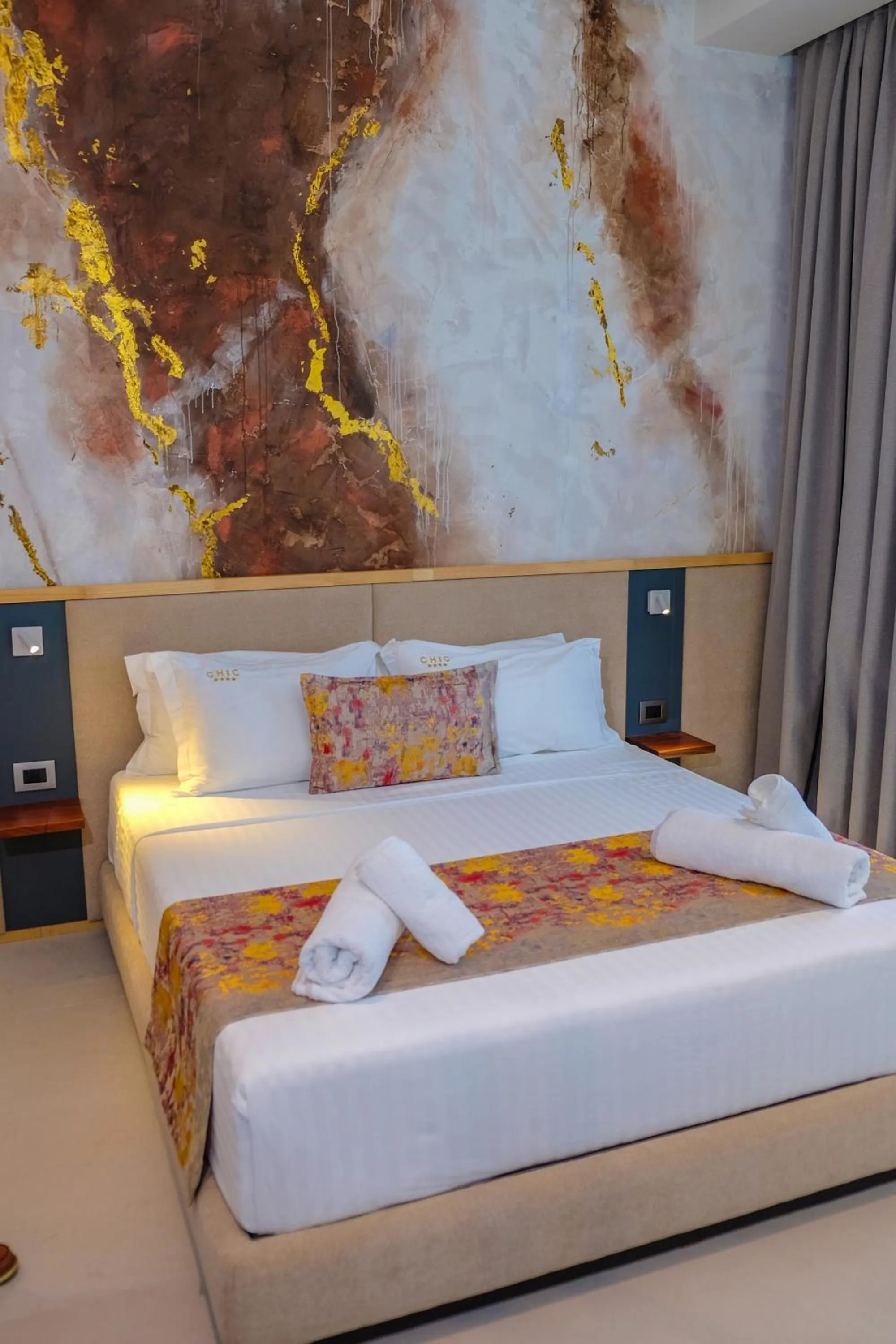 Bed in Chic Boutique Hotel Vlore