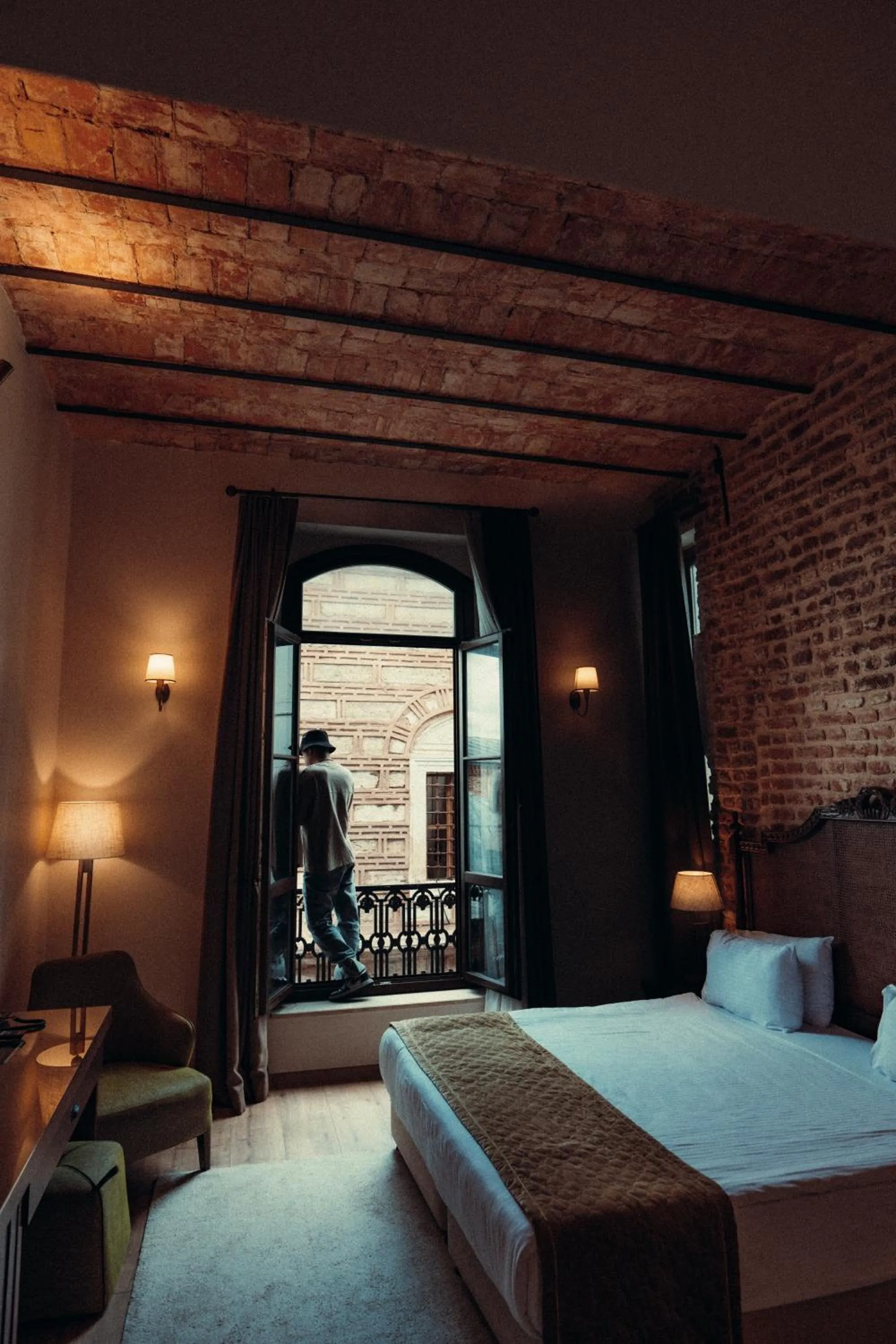 Bed in Mest Hotel Istanbul Sirkeci