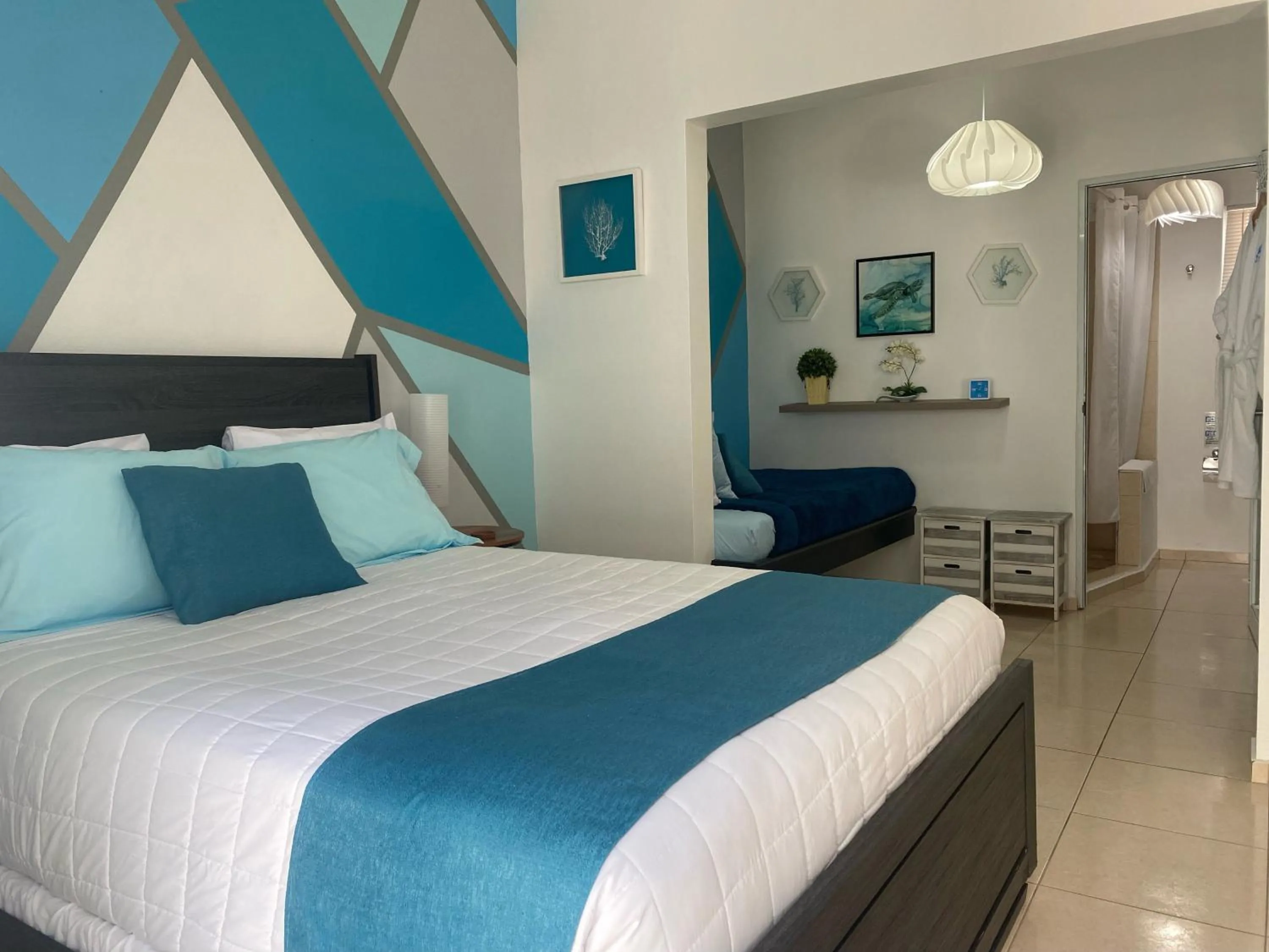 Photo of the whole room, Bed in Aqua Marina Beach Club