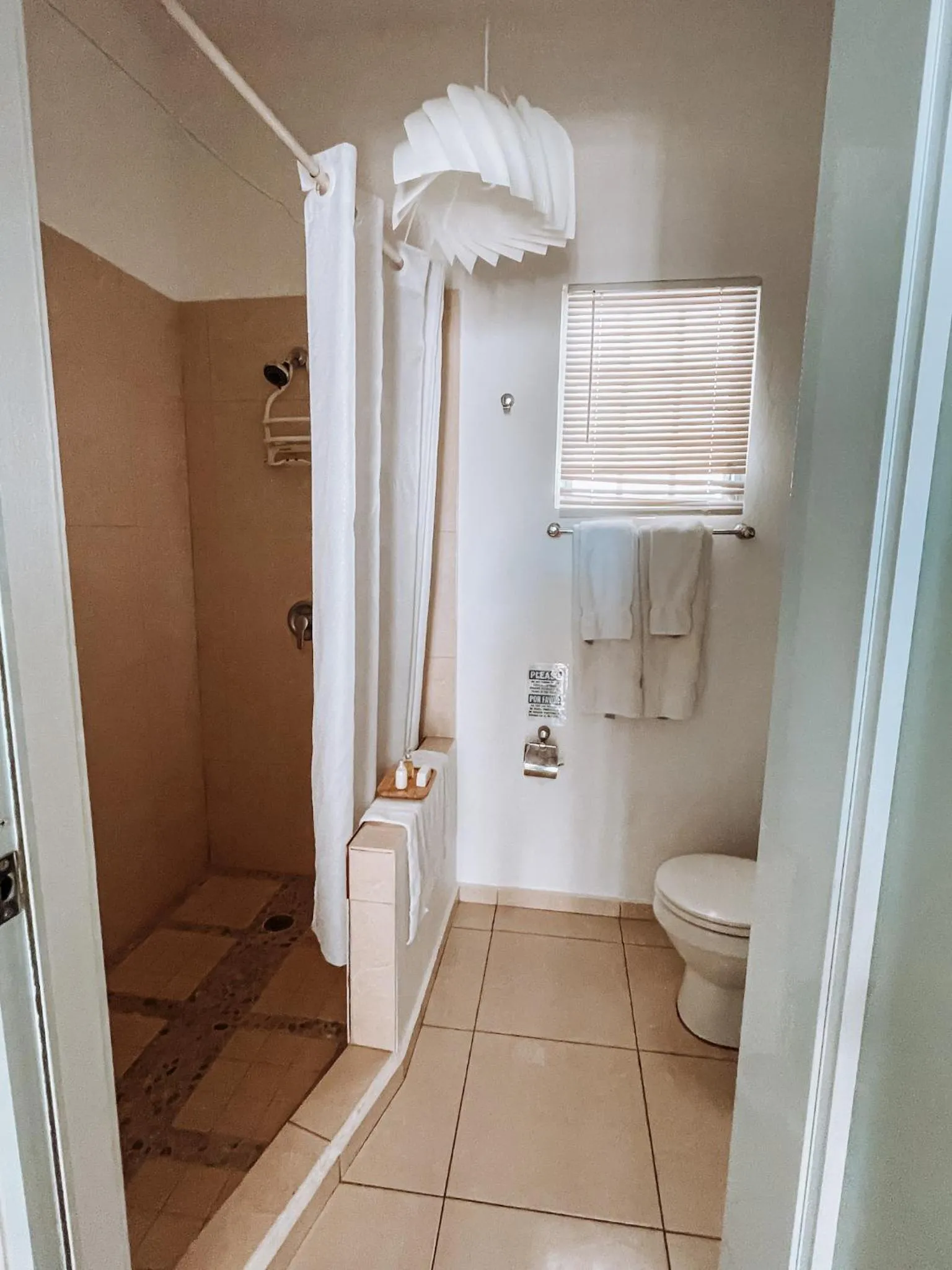 Shower in Aqua Marina Beach Club