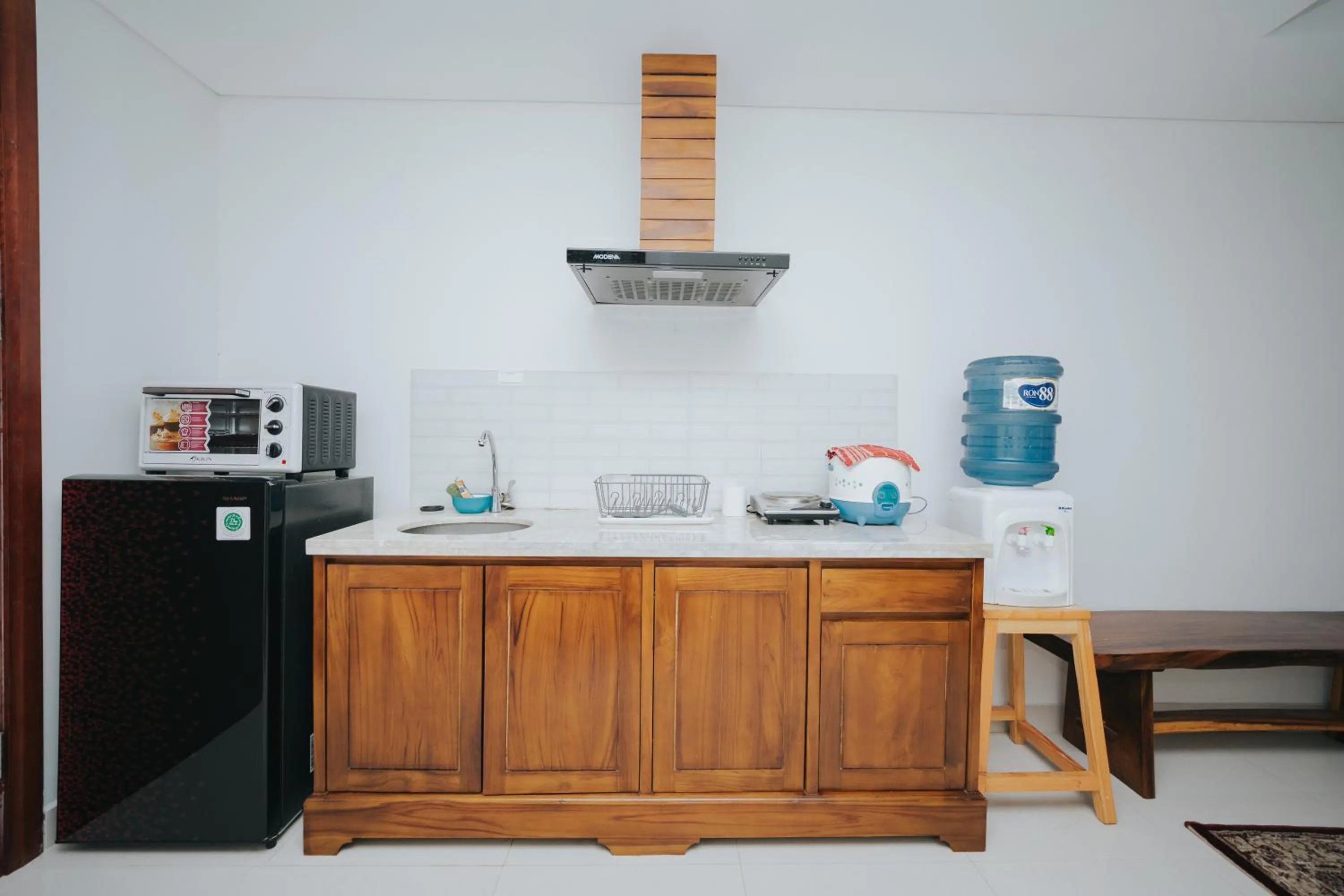 Kitchen or kitchenette in Apartemen Tera Residence