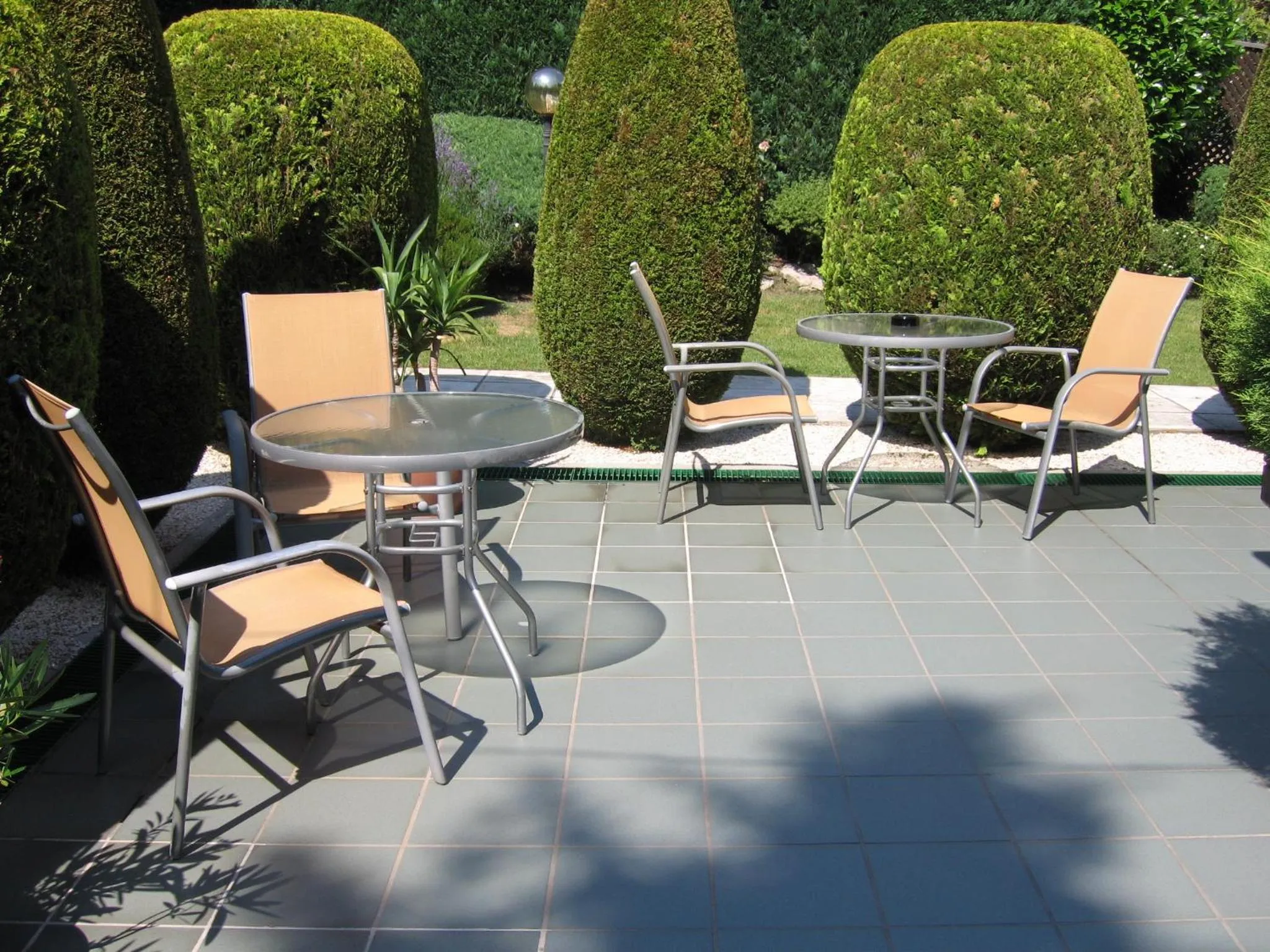 Garden in Hotel Molnár