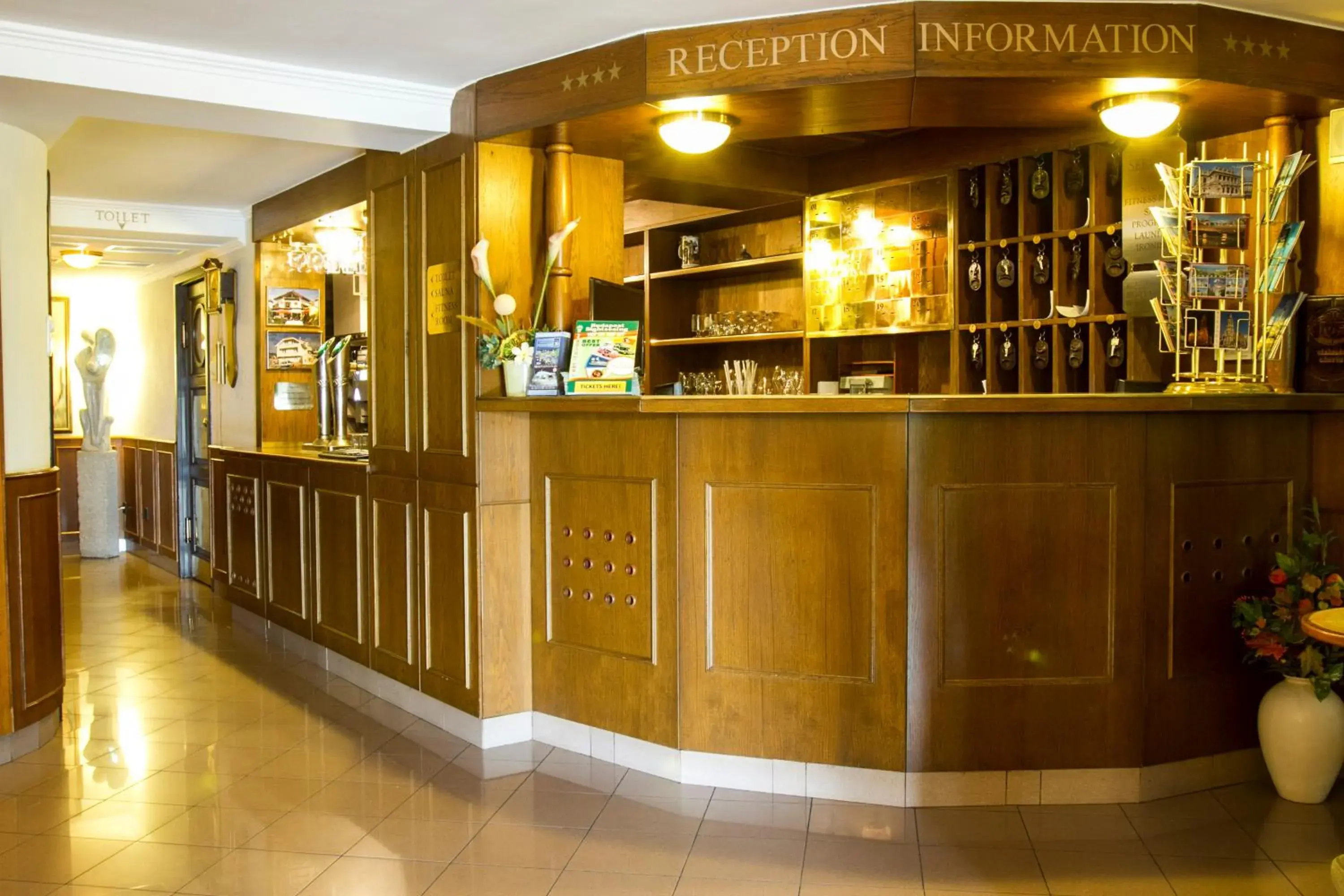 Lobby or reception in Hotel Molnár Lobby or reception in Hotel Molnár