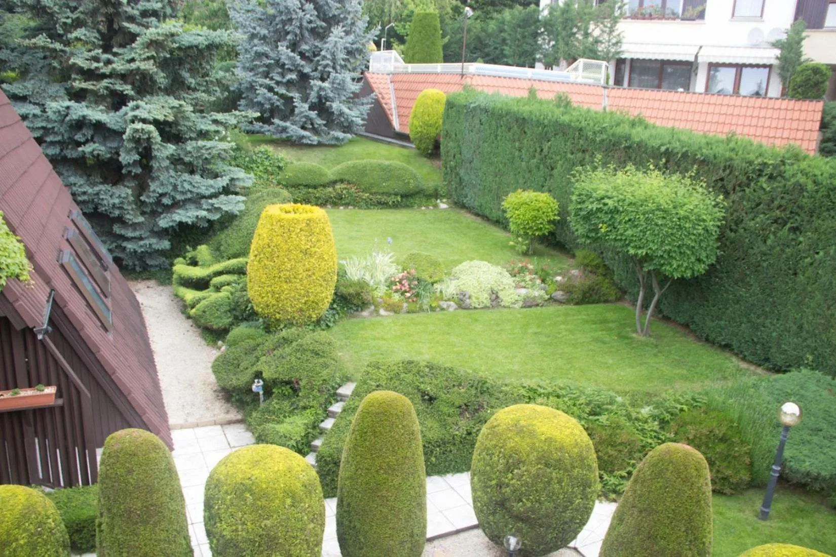 Garden in Hotel Molnár