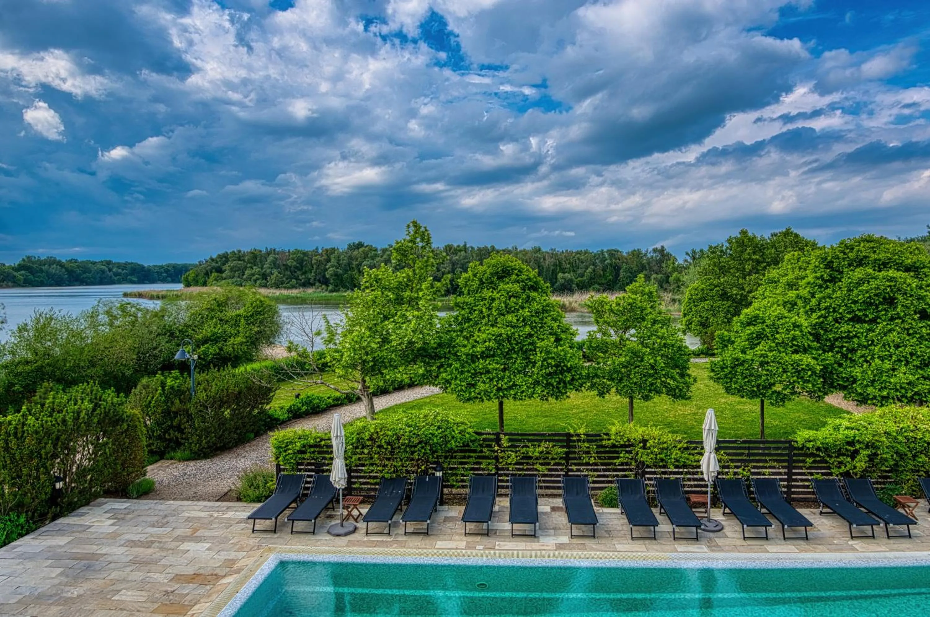 Garden view in Tisza Balneum Hotel