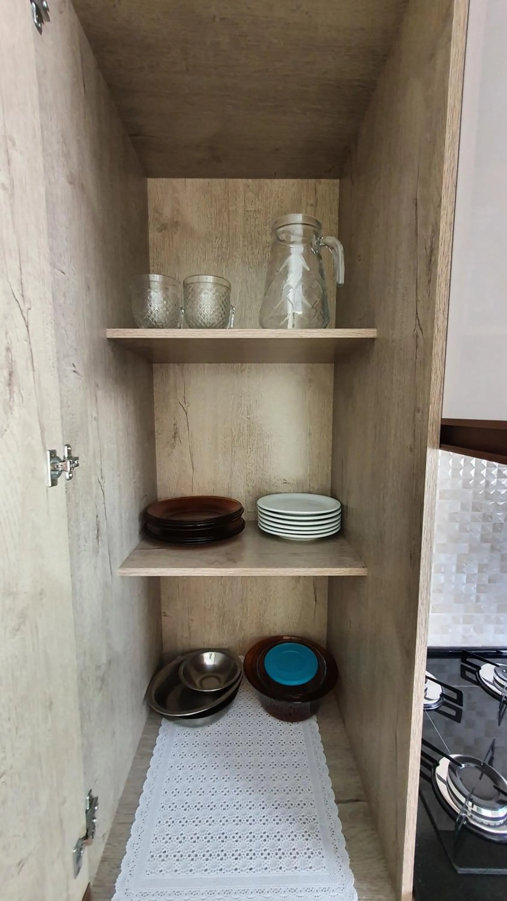 Kitchen or kitchenette in Residencial Recanto Paraíso BC - Apartamento