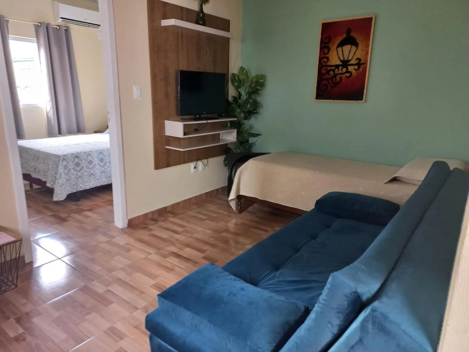 Living room, Bed in Residencial Recanto Paraíso BC - Apartamento