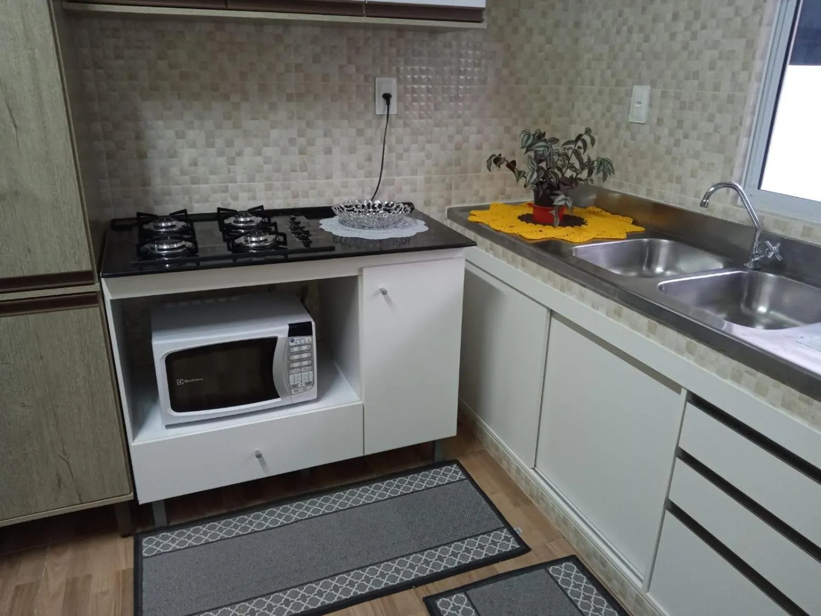 Kitchen or kitchenette in Residencial Recanto Paraíso BC - Apartamento