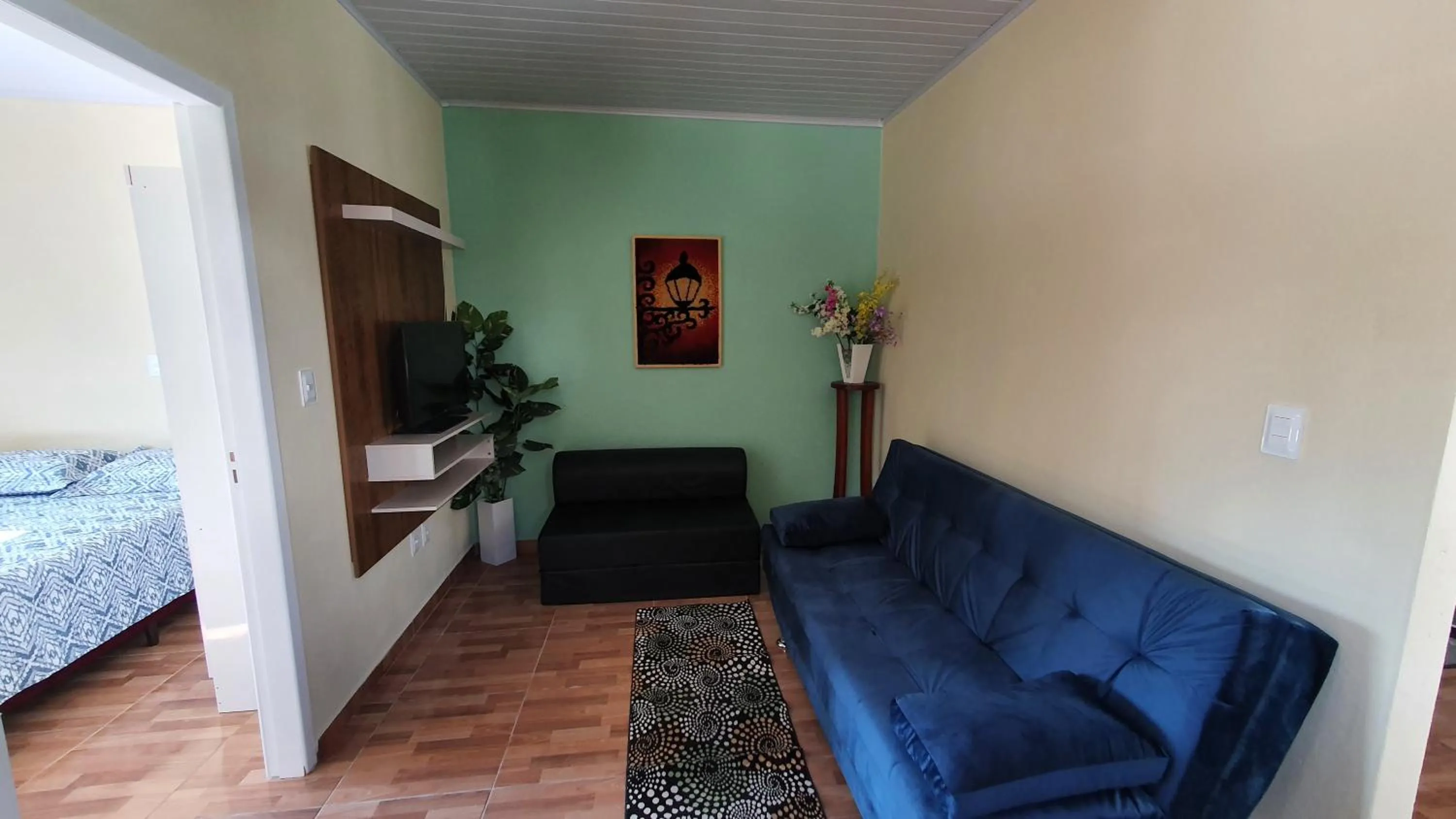 Living room, Bed in Residencial Recanto Paraíso BC - Apartamento