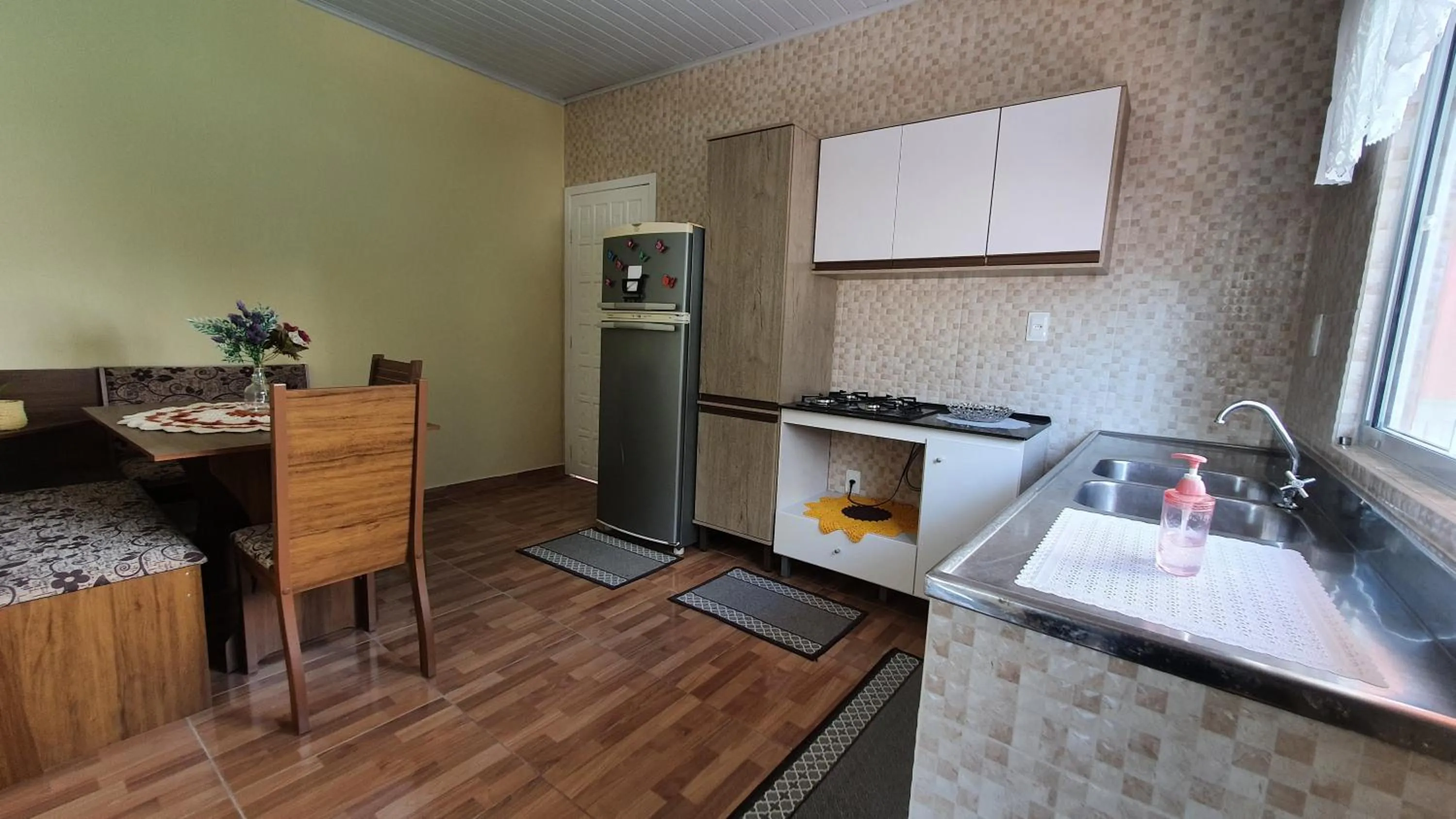 Kitchen or kitchenette in Residencial Recanto Paraíso BC - Apartamento